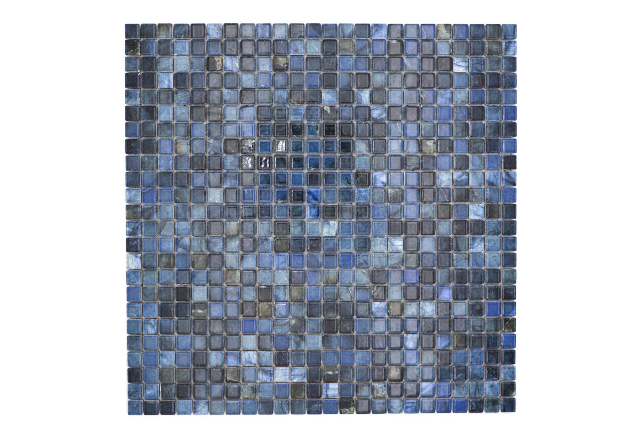 Mosaik Blå Sigtuna - 004 | 0,099 m²/ark