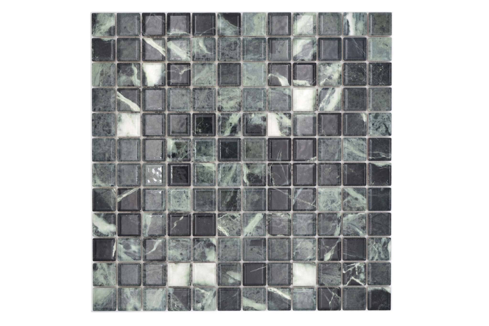 Mosaik Grön Sigtuna - 017 | 0,088 m²/ark