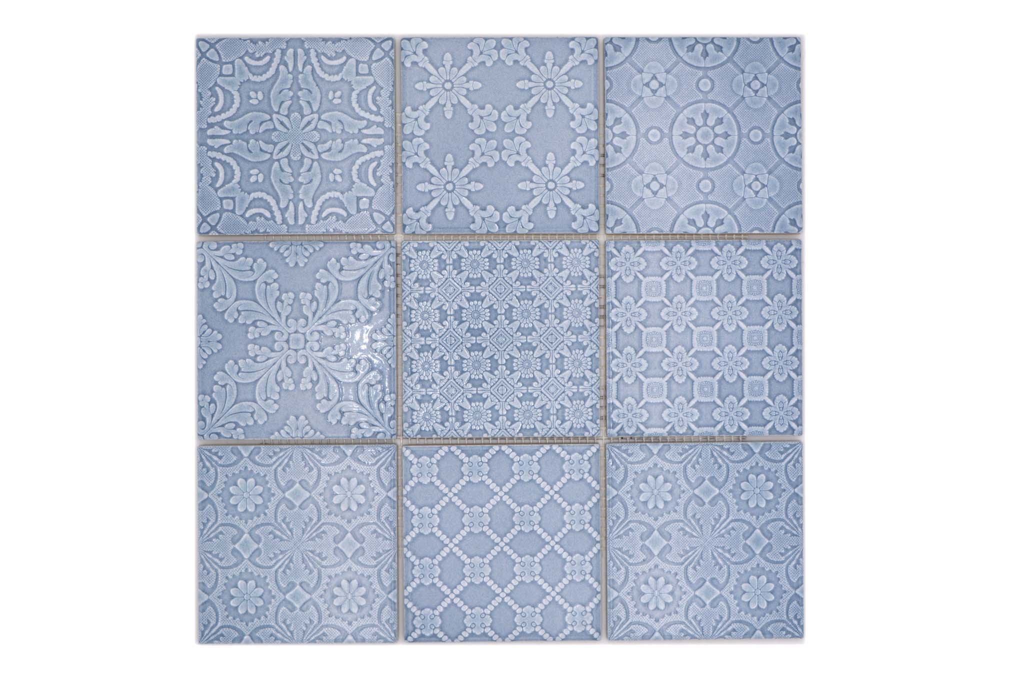 Mosaik Blå Sigtuna - 039 | 0,088 m²/ark