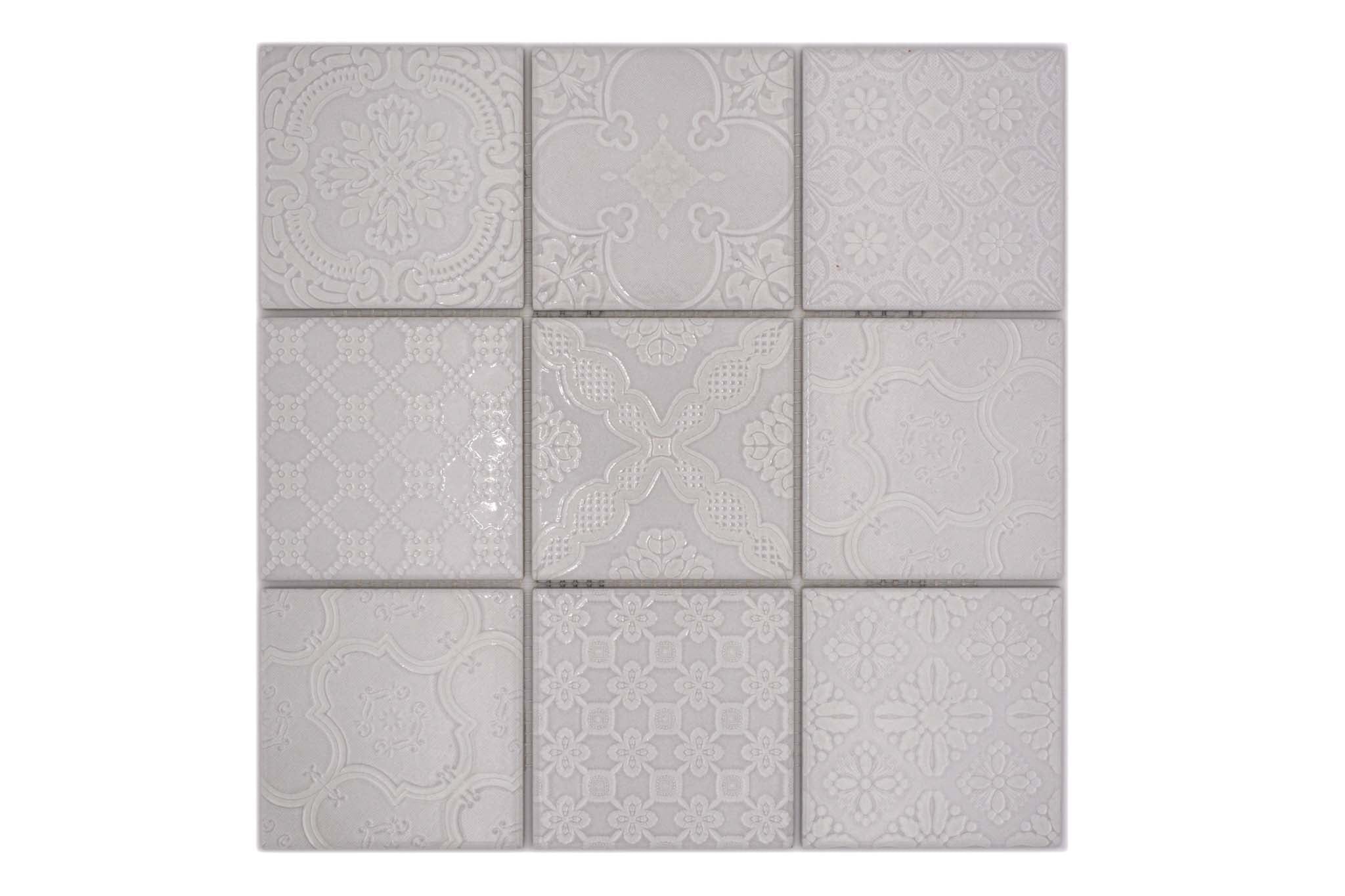 Mosaik Grå Sigtuna - 042 | 0,088 m²/ark