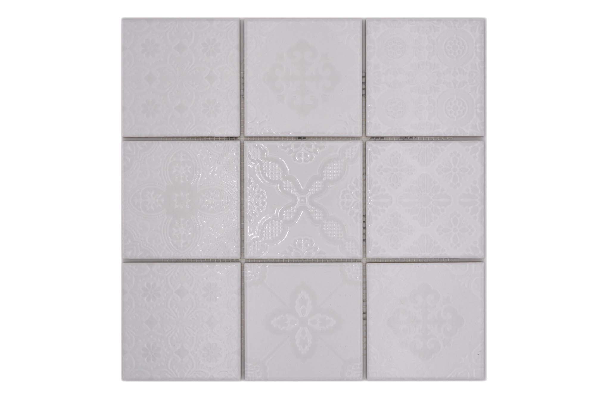 Mosaik Vit Sigtuna - 043 | 0,088 m²/ark