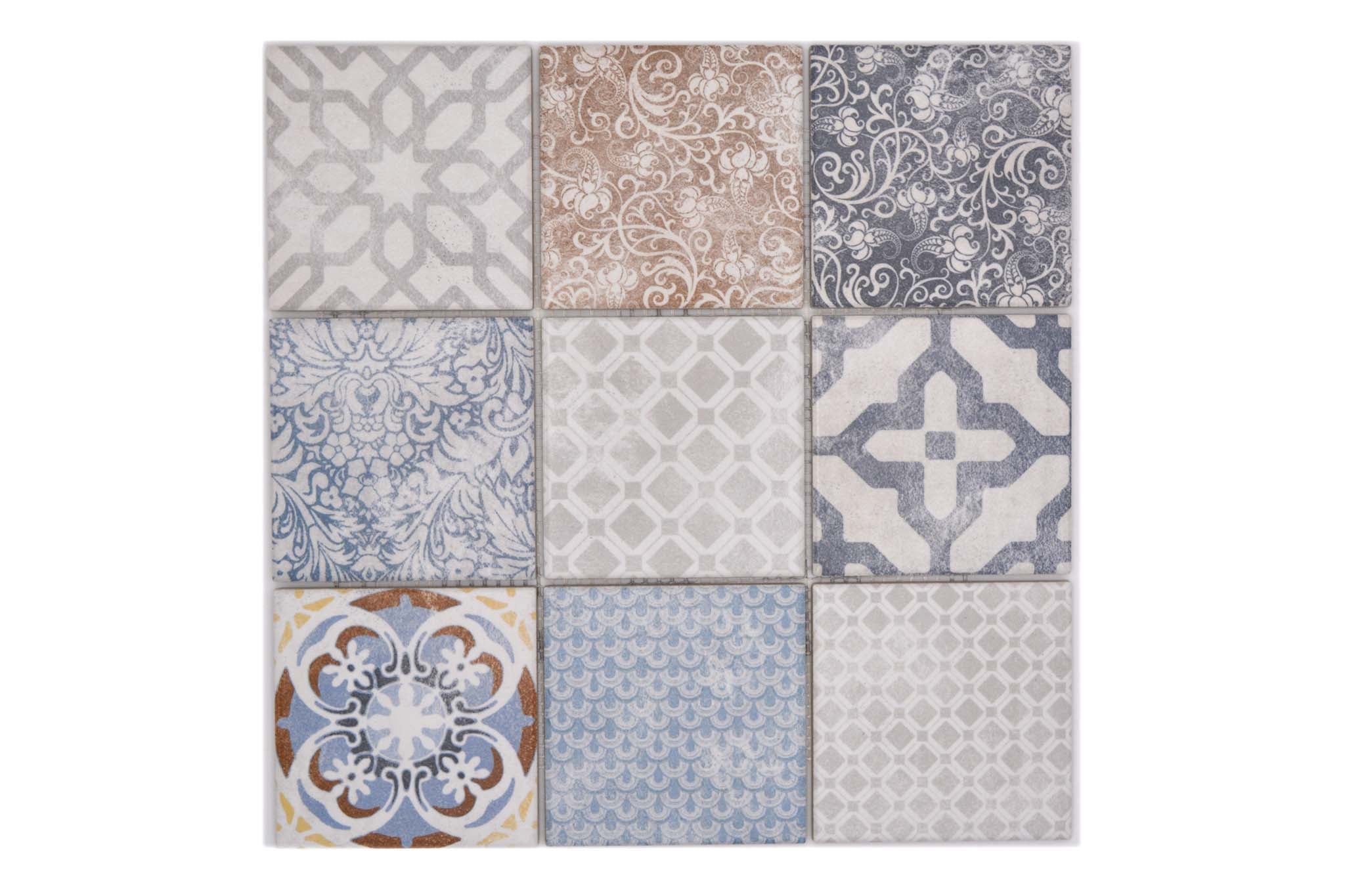 Mosaik Flerfärgad Sigtuna - 044 | 0,088 m²/ark