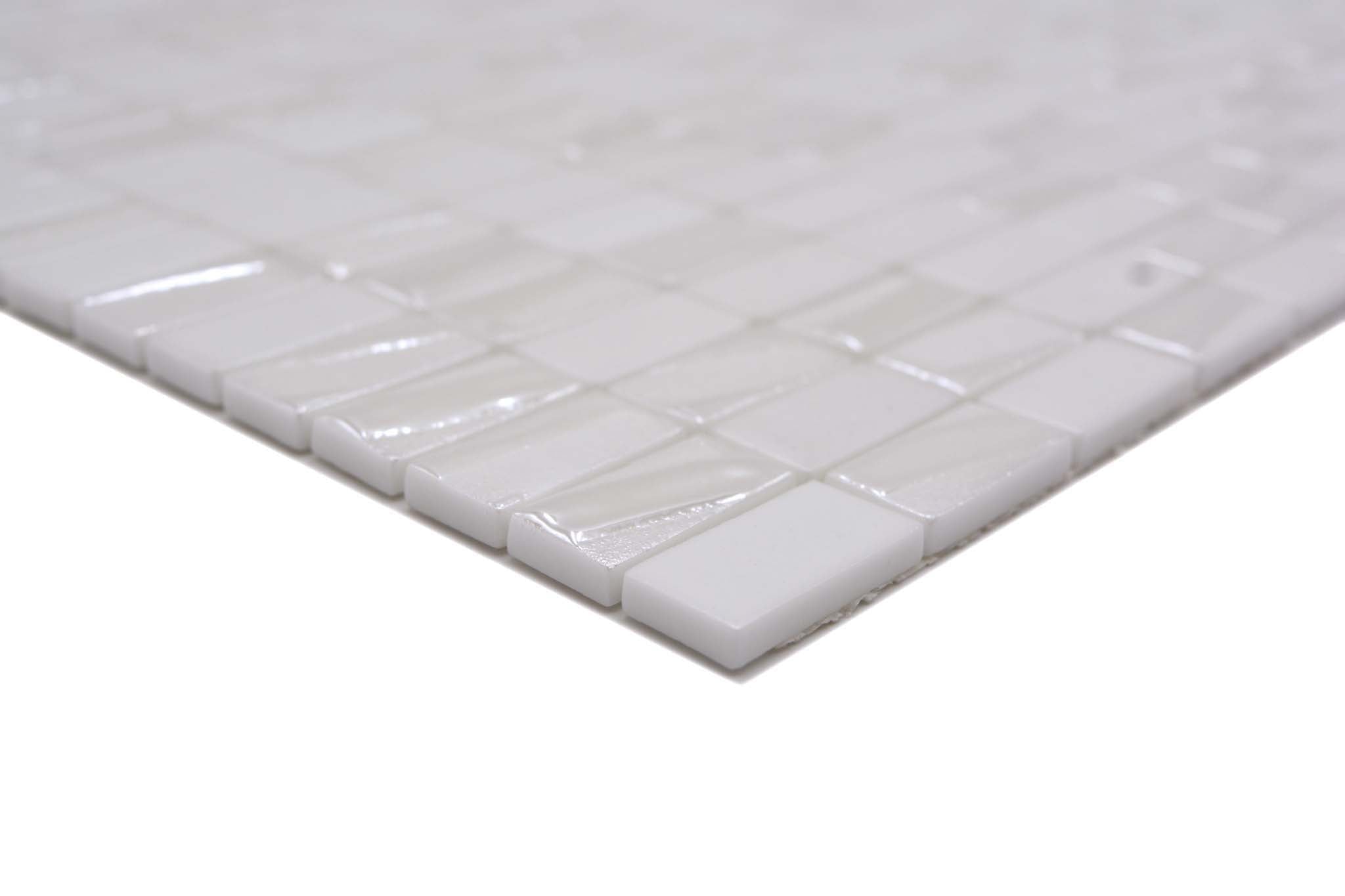 Mosaik Vit Arvika - 001 | 0,1 m²/ark