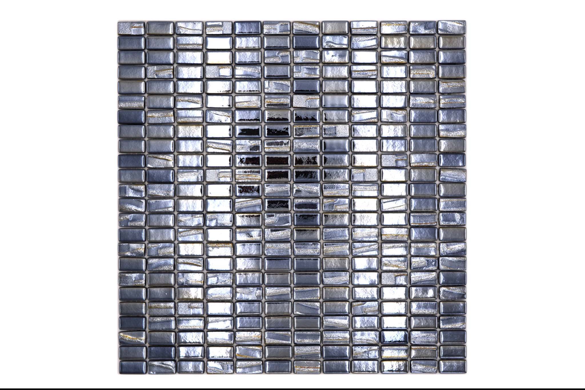 Mosaik Svart Arvika - 002 | 0,1 m²/ark