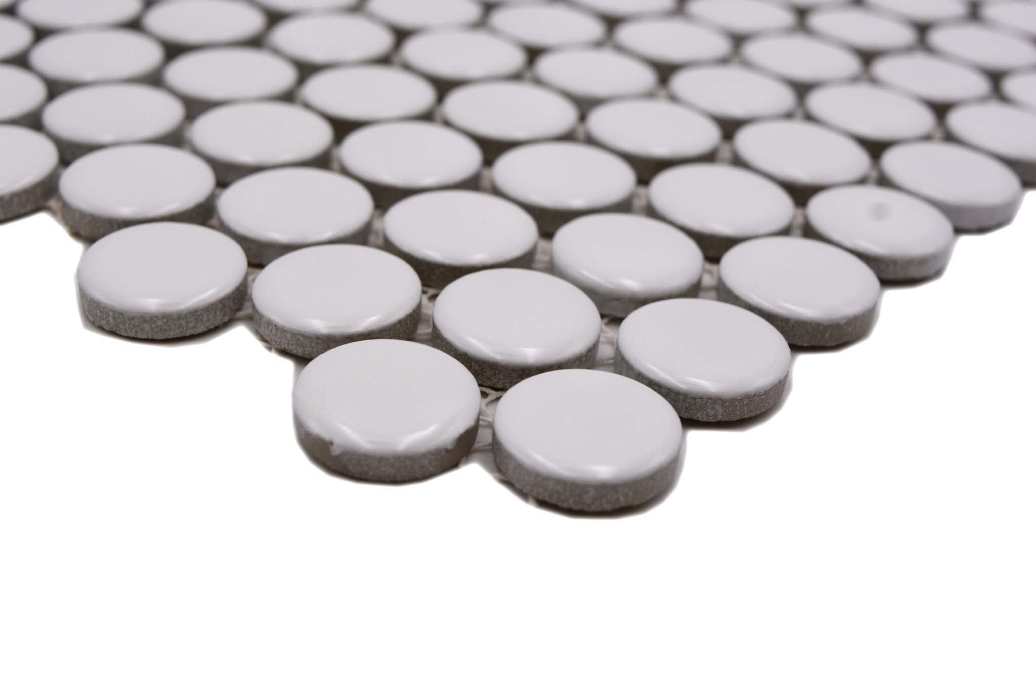 Mosaik Vit Eskilstuna - 004 | 0,098 m²/ark