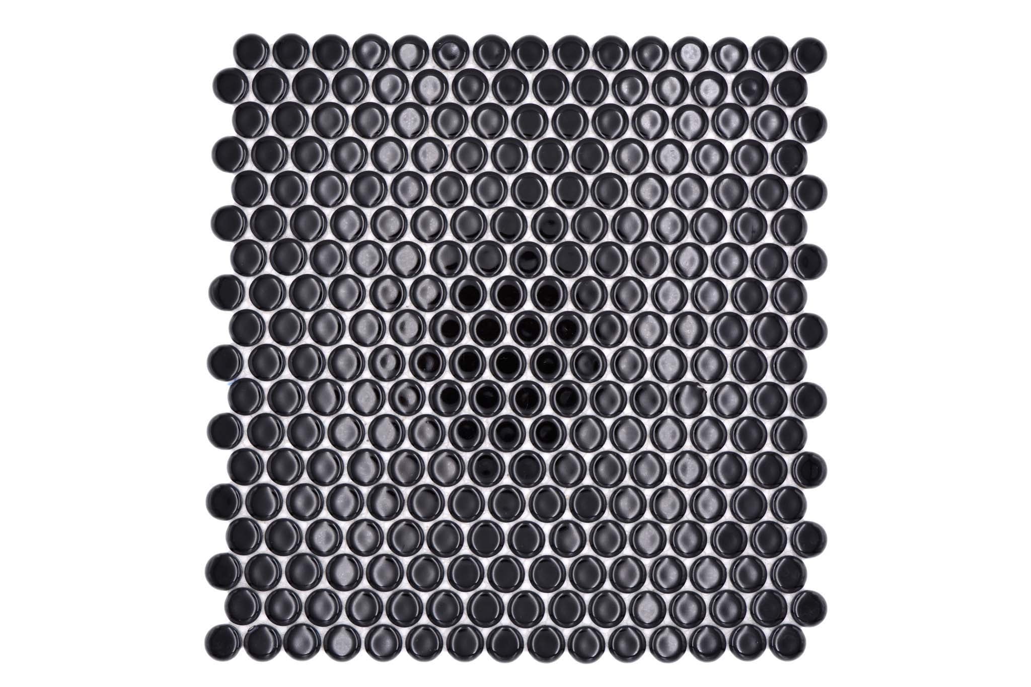 Mosaik Svart Eskilstuna - 011 | 0,098 m²/ark