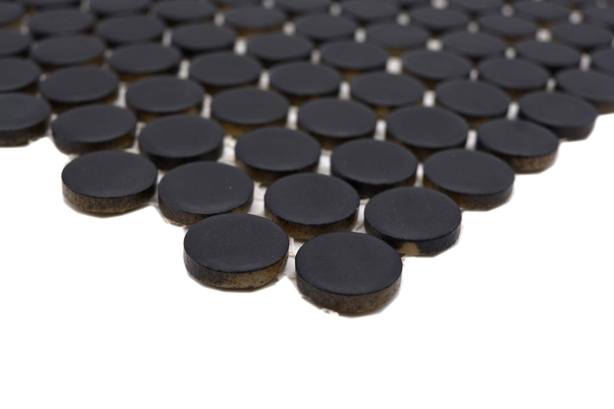 Mosaik Svart Eskilstuna - 012 | 0,098 m²/ark