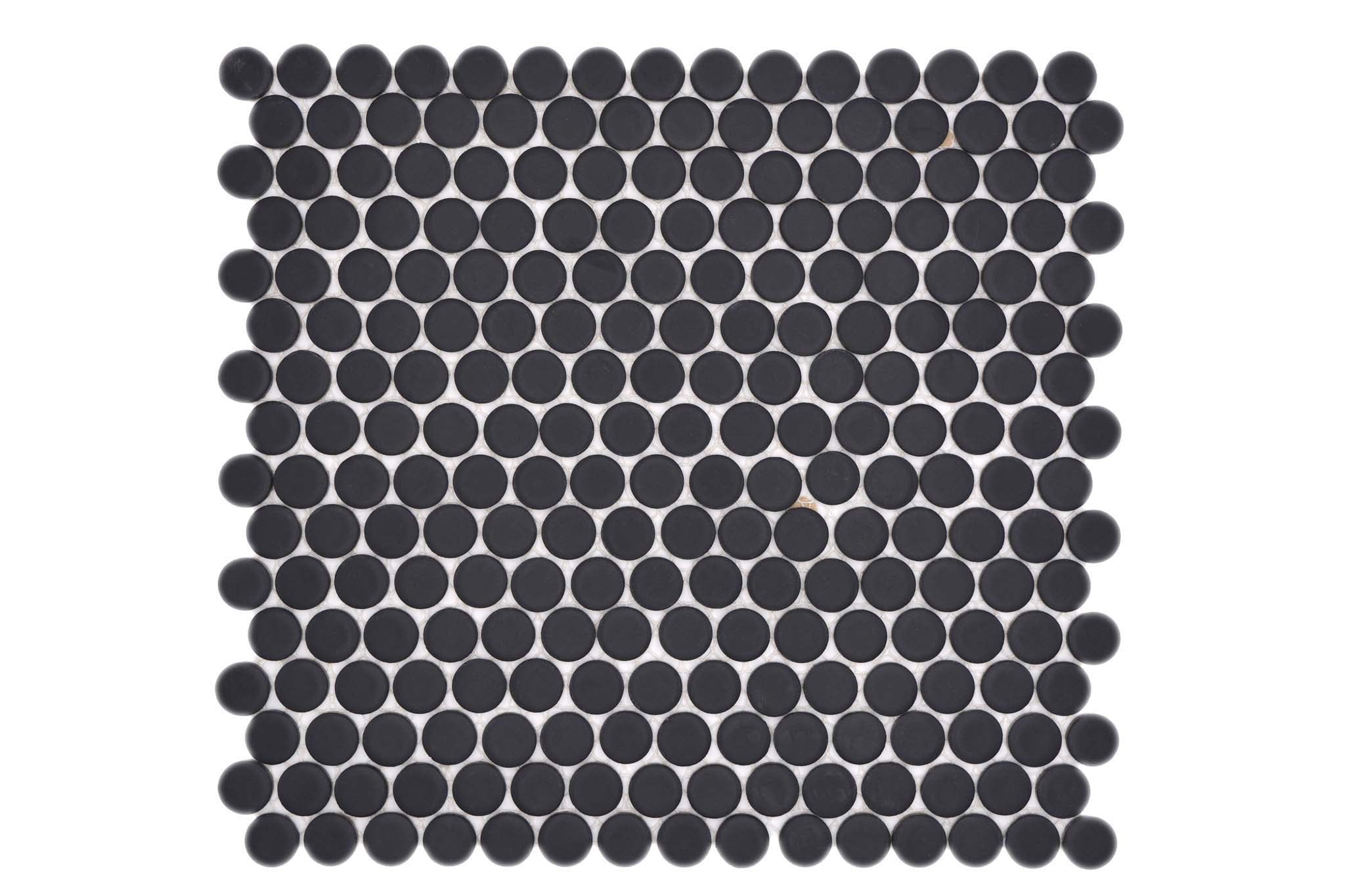 Mosaik Svart Eskilstuna - 012 | 0,098 m²/ark