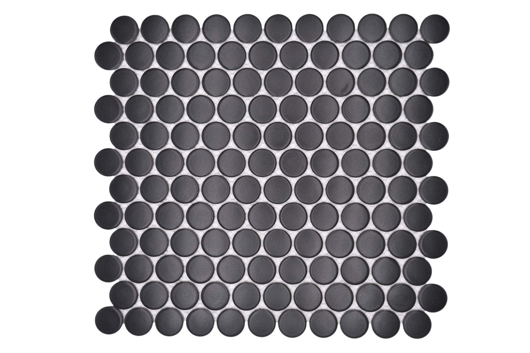 Mosaik Svart Eskilstuna - 015 | 0,103 m²/ark