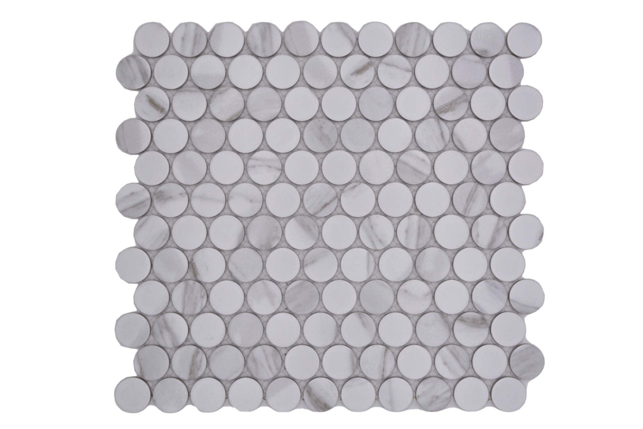 Mosaik Vit Göteborg - 010 | 0,103 m²/ark