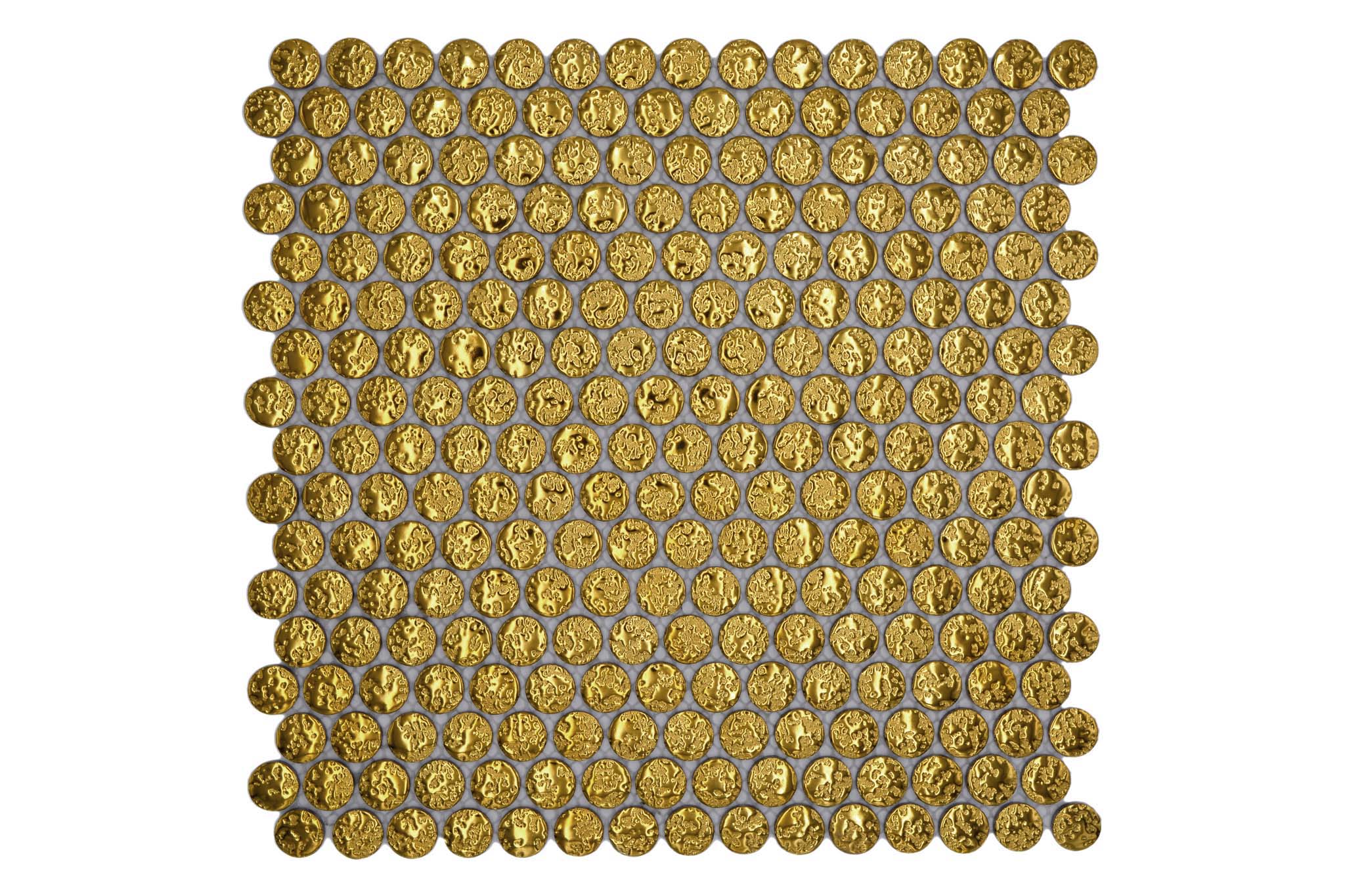 Mosaik Guld Kristiansand - 009 | 0,098 m²/ark