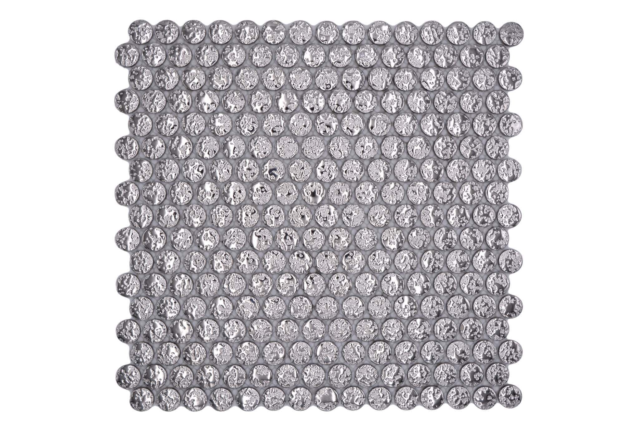 Mosaik Silver Kristiansand - 010 | 0,098 m²/ark