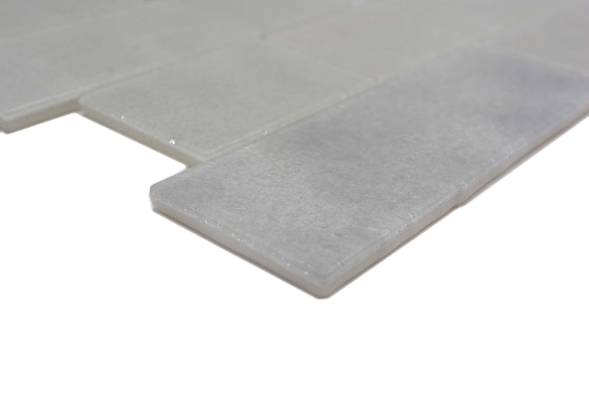 Mosaik Vit Kalmar - 001 | 0,09 m²/ark