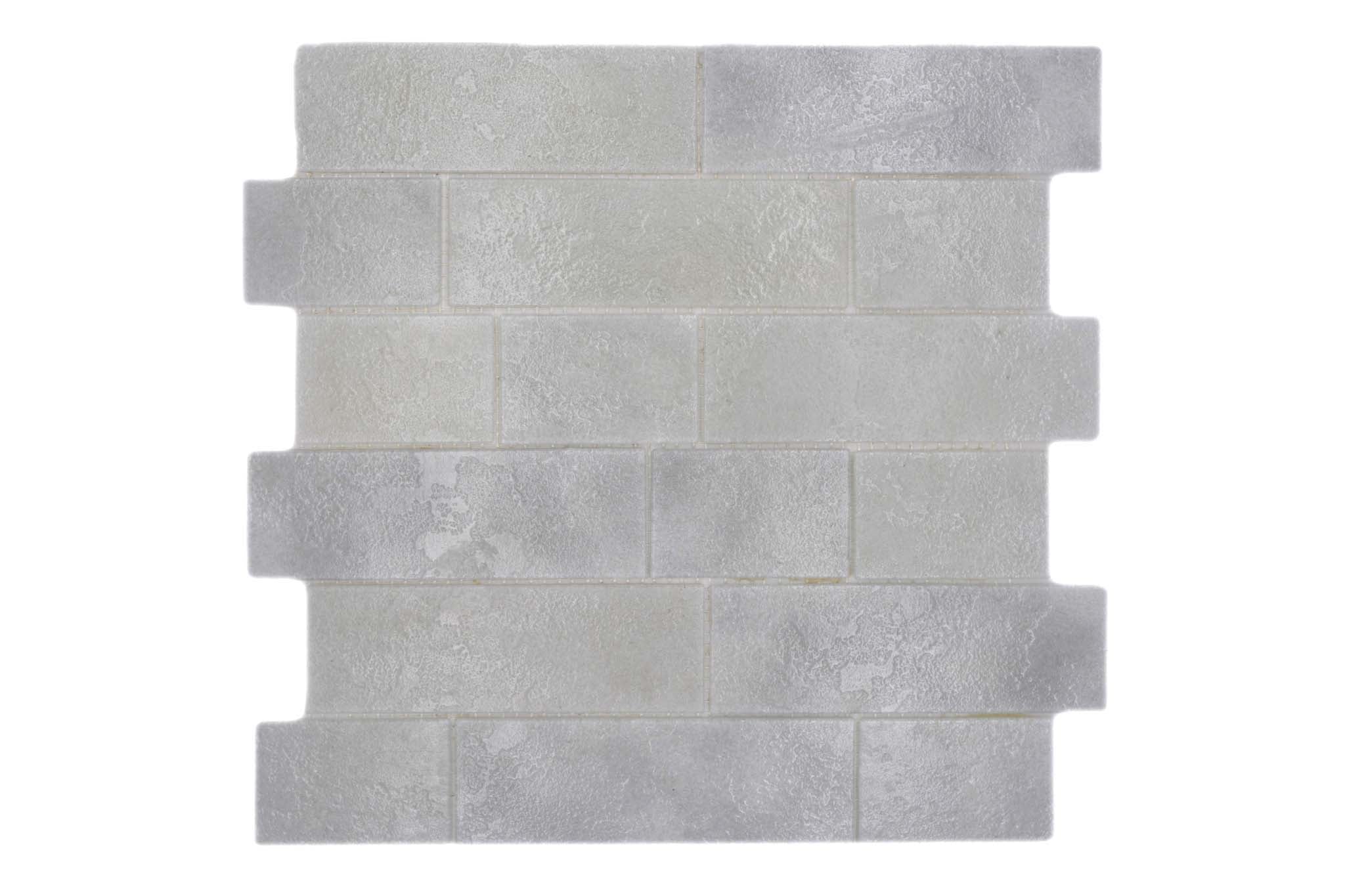 Mosaik Vit Kalmar - 001 | 0,09 m²/ark