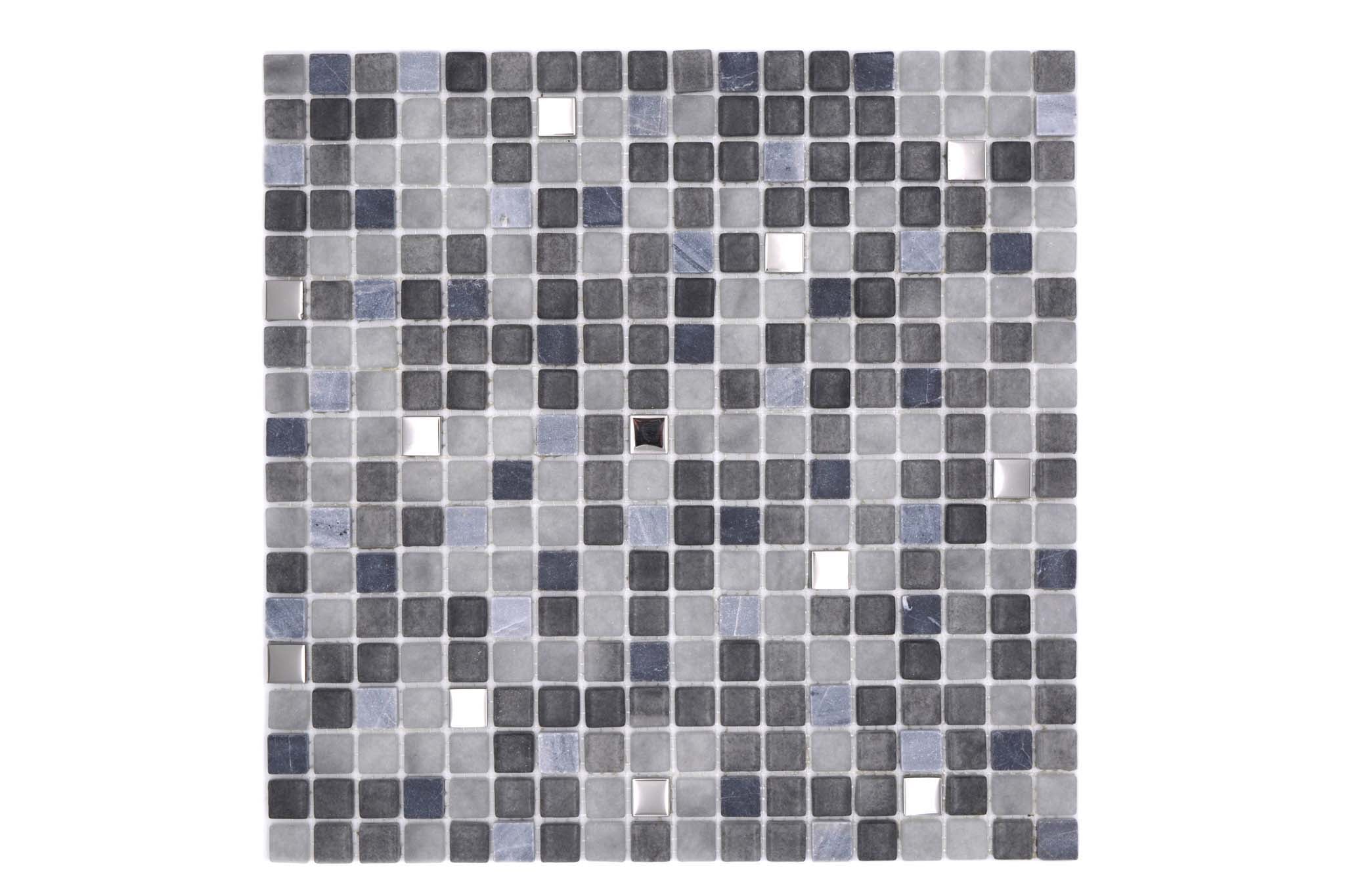 Mosaik Svart Åre - 003 | 0,09 m²/ark