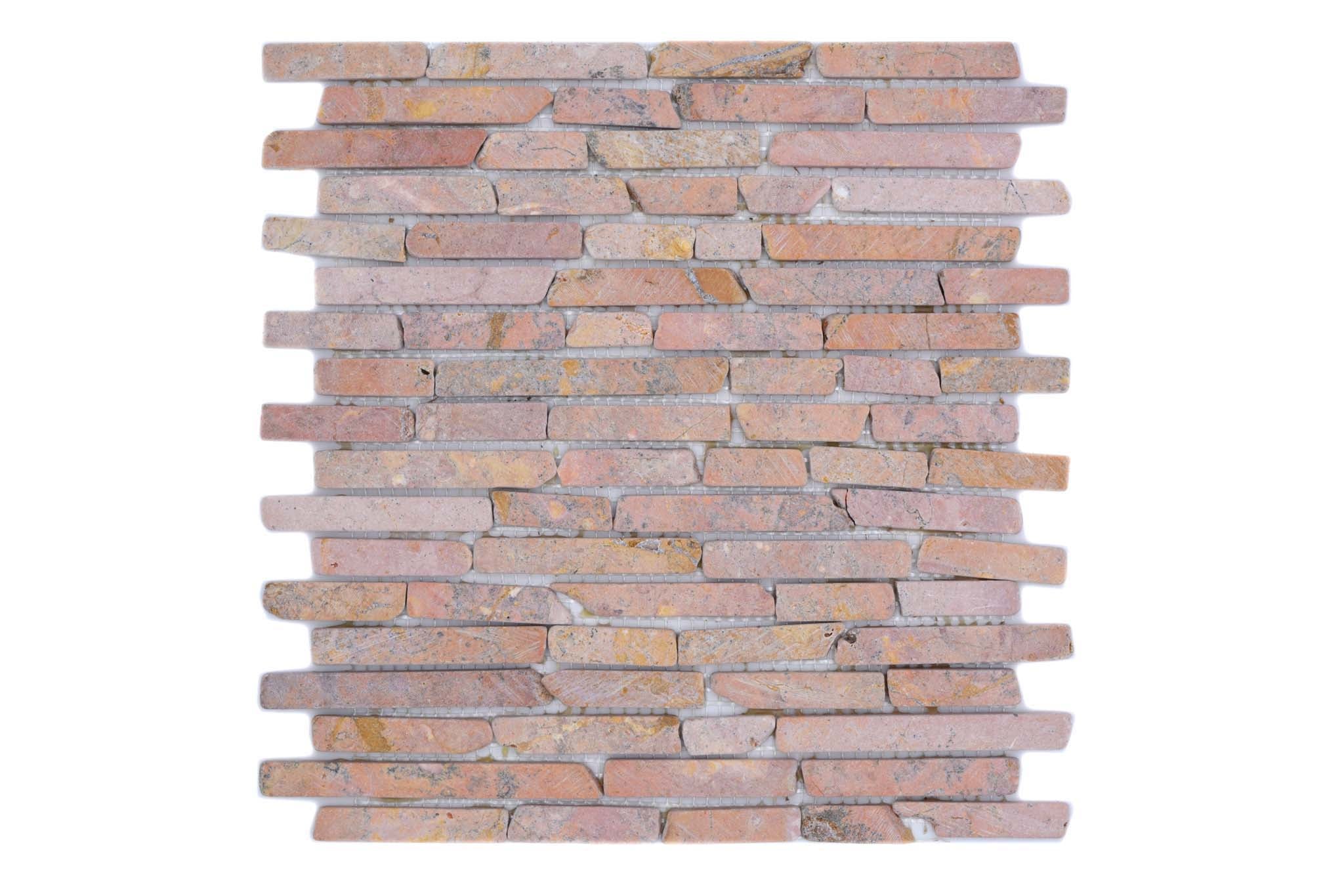 Mosaik Röd Umeå - 015 | 0,093 m²/ark