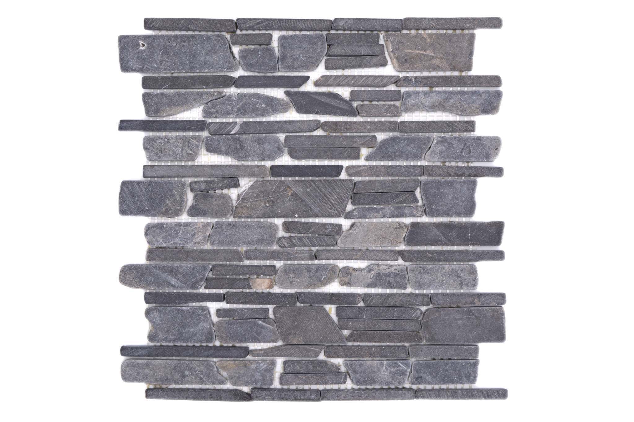 Mosaik Svart Umeå - 020 | 0,093 m²/ark