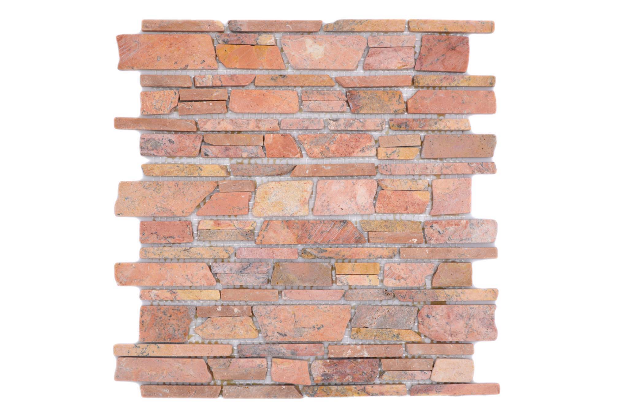 Mosaik Röd Umeå - 021 | 0,093 m²/ark