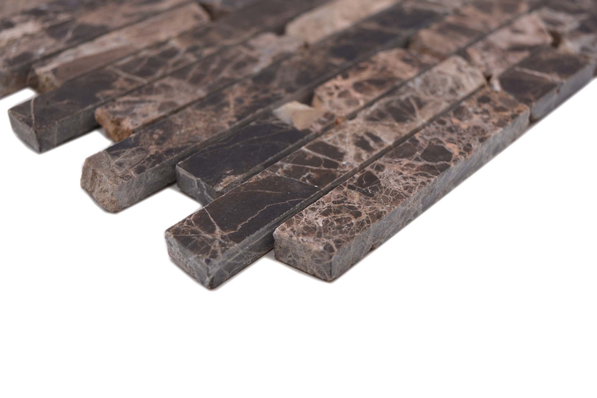 Mosaik Brun Stockholm - 033 | 0,098 m²/ark