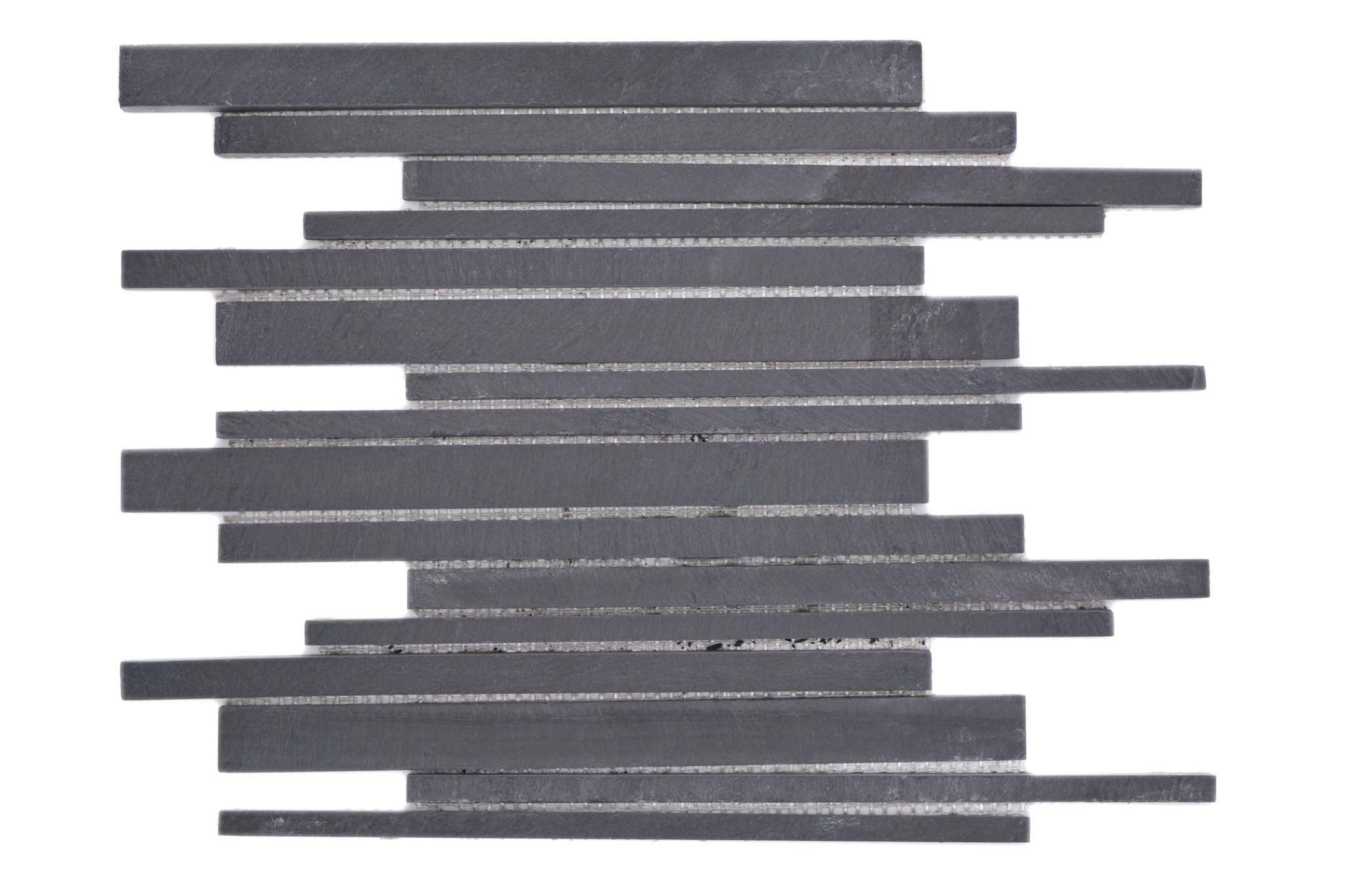 Mosaik Svart Falköping - 002 | 0,09 m²/ark