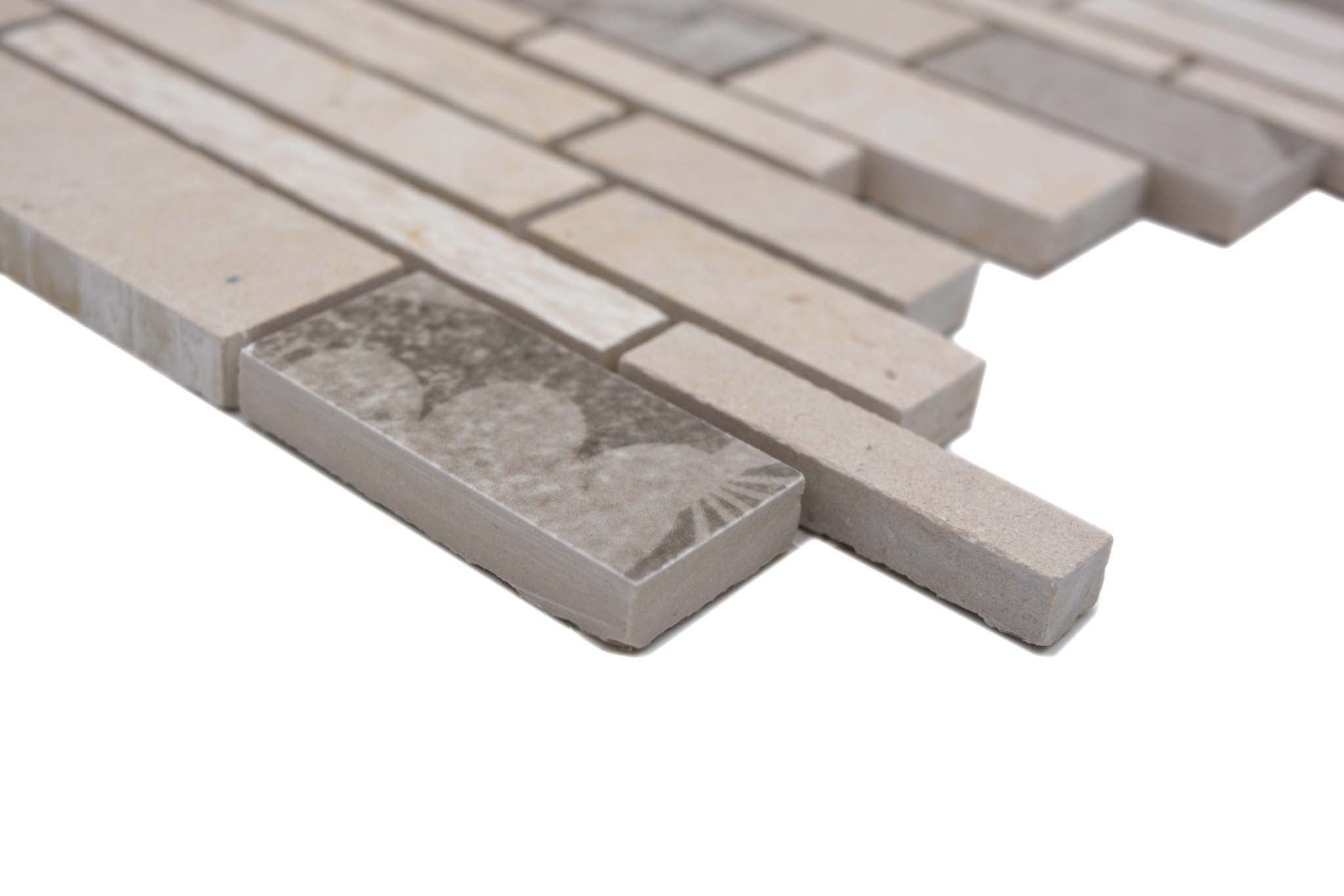 Mosaik Beige Kristianstad - 001 | 0,082 m²/ark