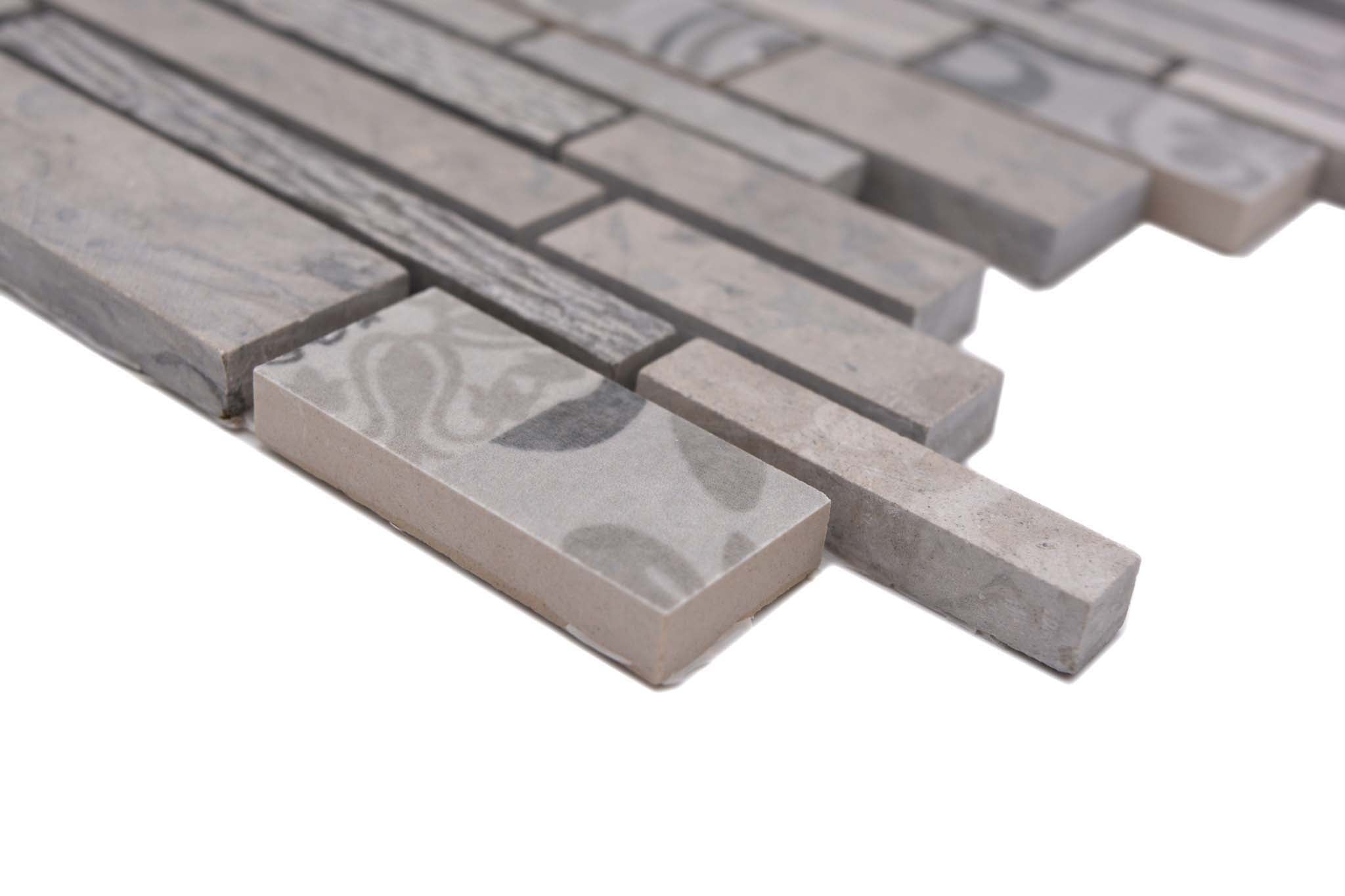 Mosaik Grå Kristianstad - 002 | 0,082 m²/ark