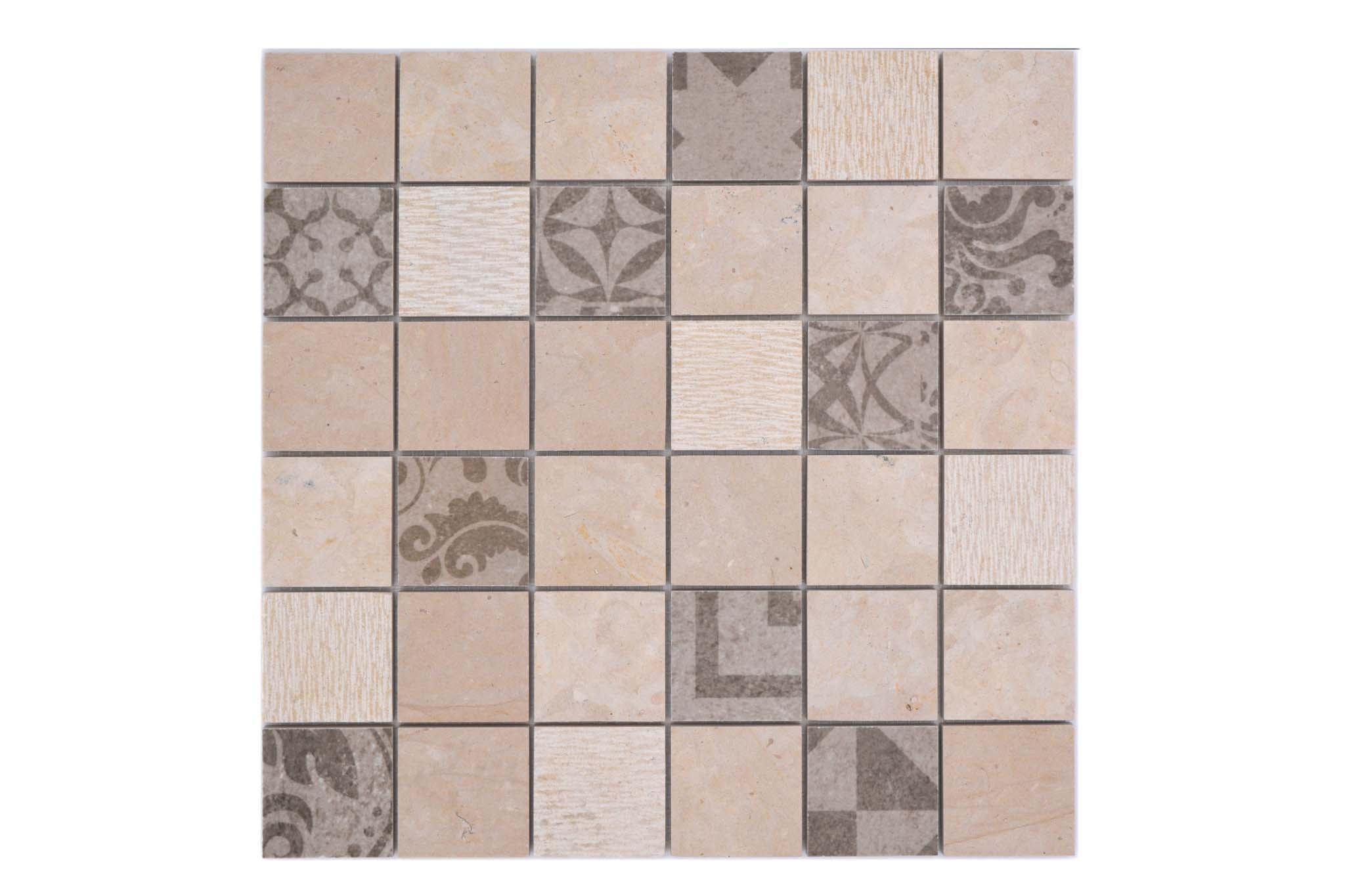 Mosaik Beige Kristianstad - 003 | 0,09 m²/ark