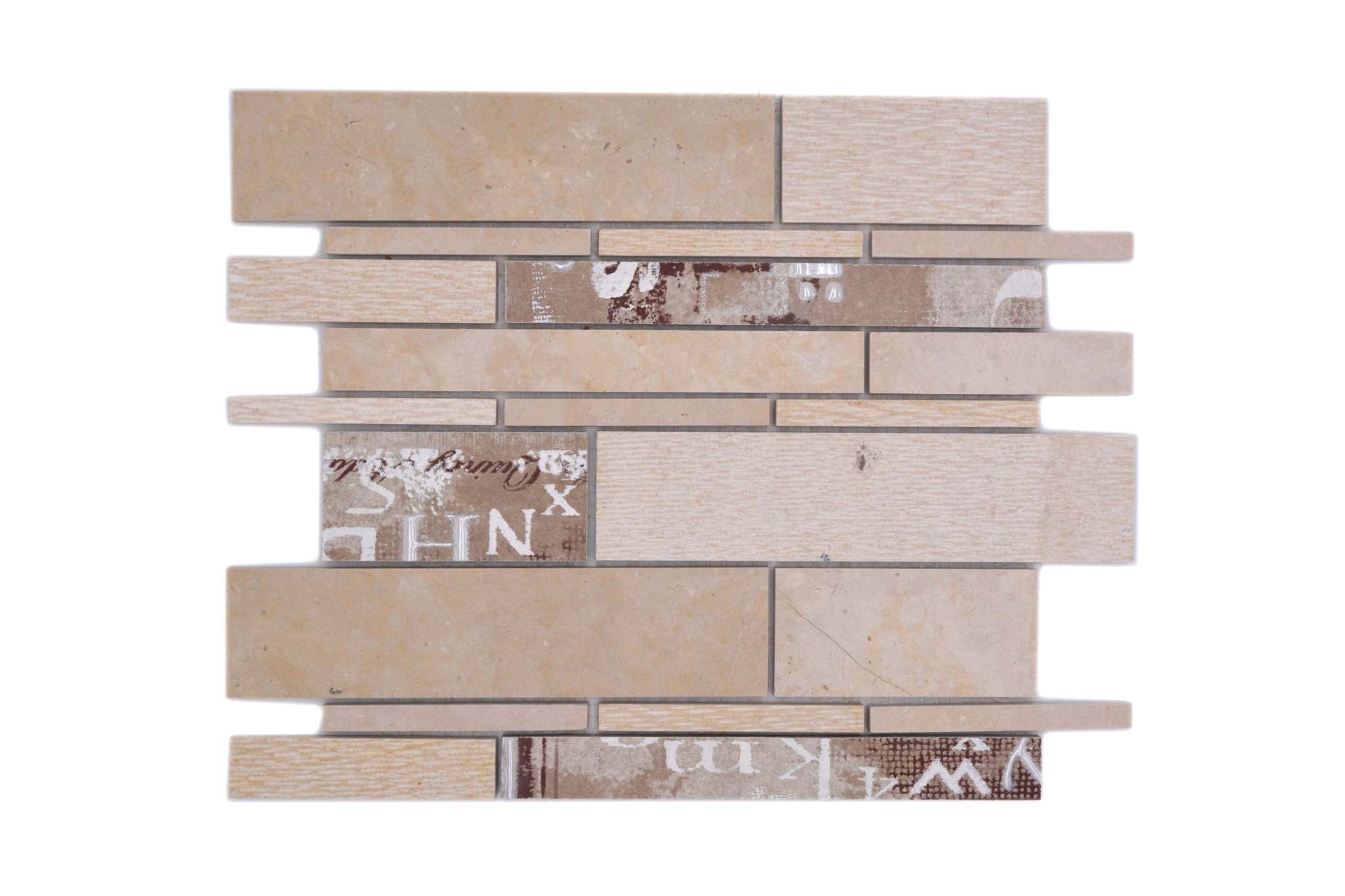 Mosaik Beige Kristianstad - 004 | 0,077 m²/ark