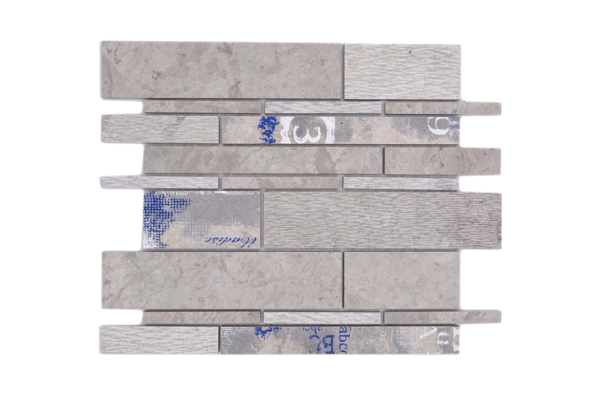 Mosaik Grå Kristianstad - 005 | 0,077 m²/ark