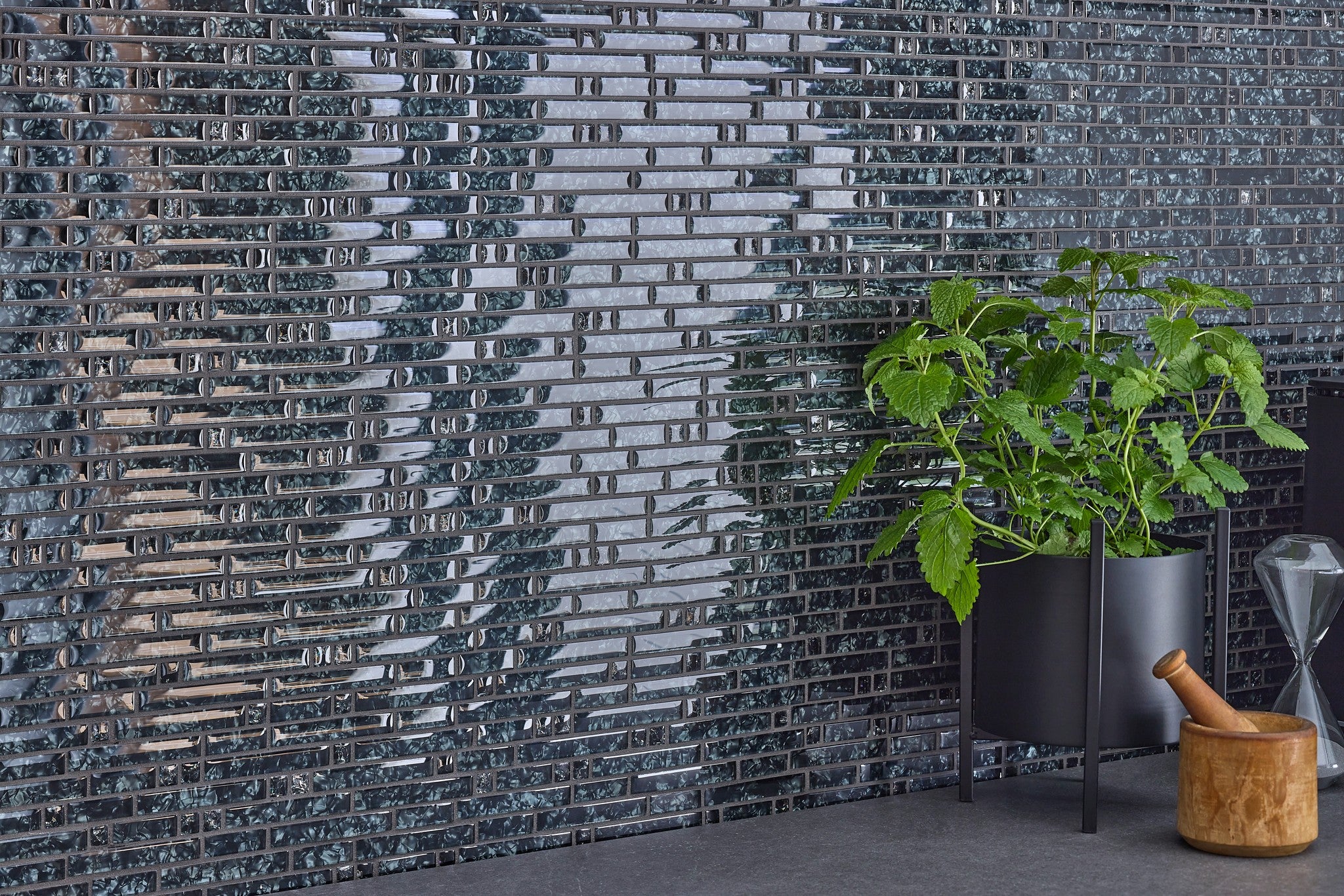 Mosaik Svart Nässjö - 027 | 0,091 m²/ark