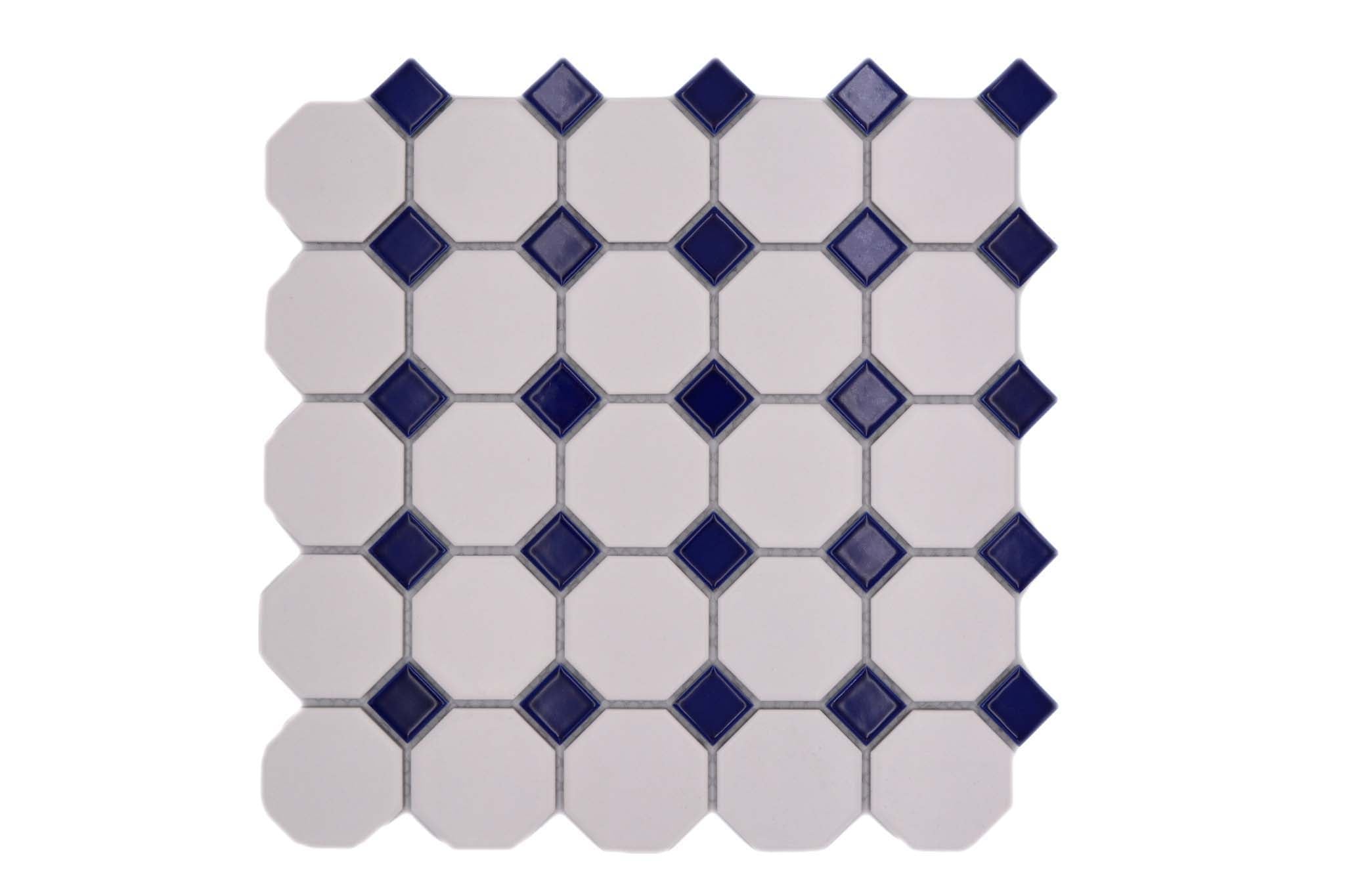 Mosaik Vit Täby - 006 | 0,087 m²/ark