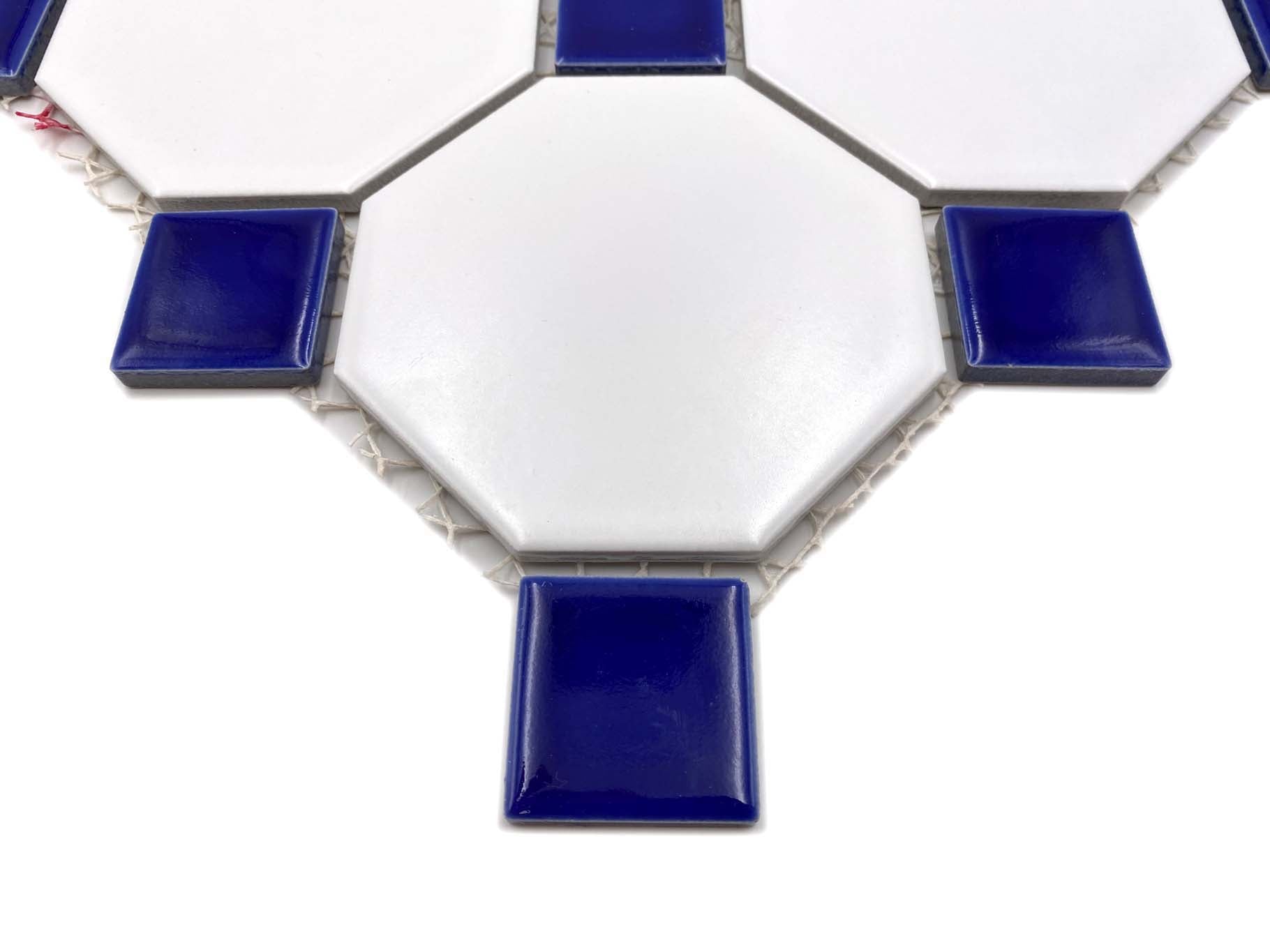 Mosaik Vit Täby - 004 | 0,09 m²/ark