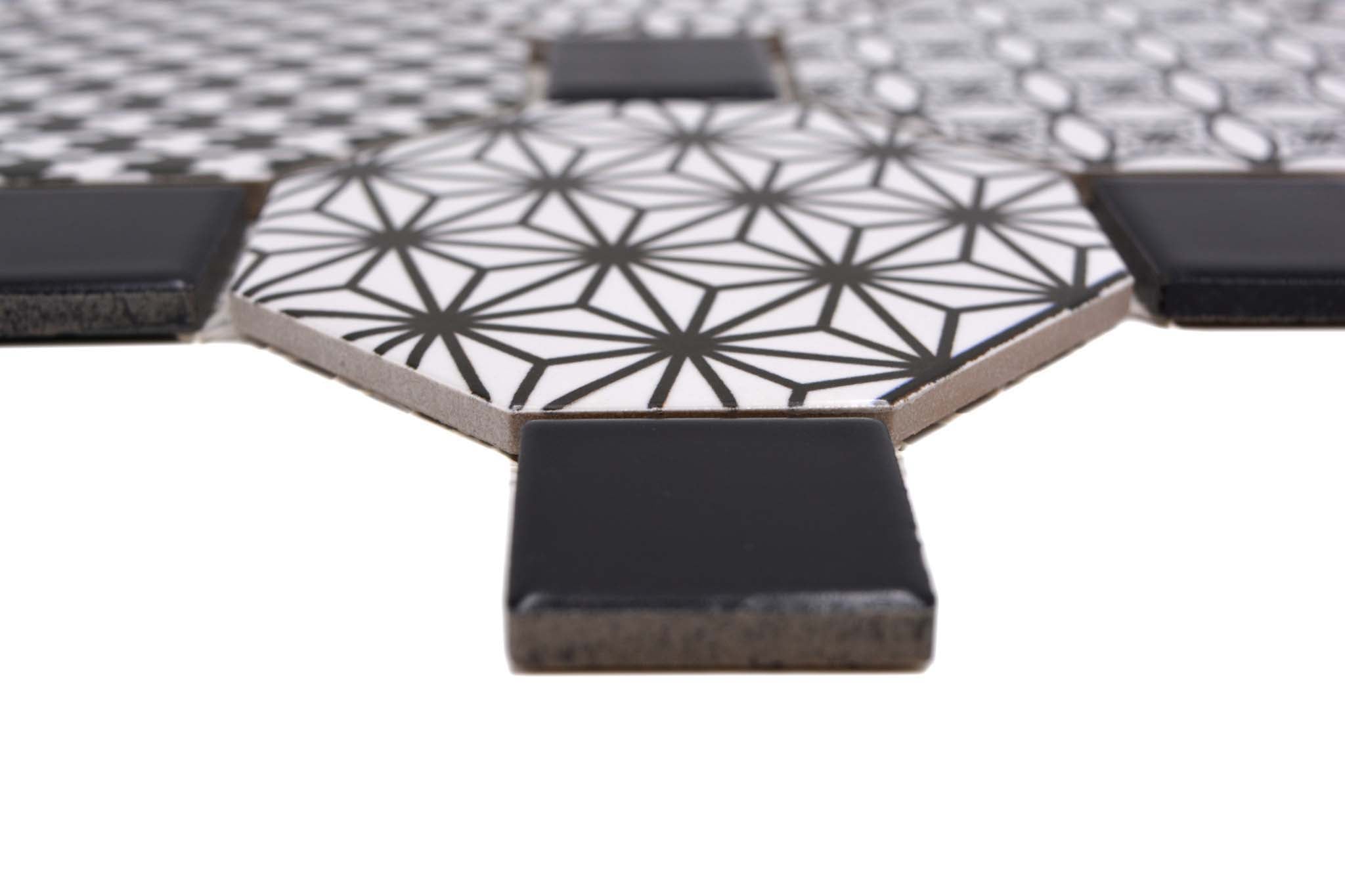 Mosaik Vit Täby - 009 | 0,09 m²/ark