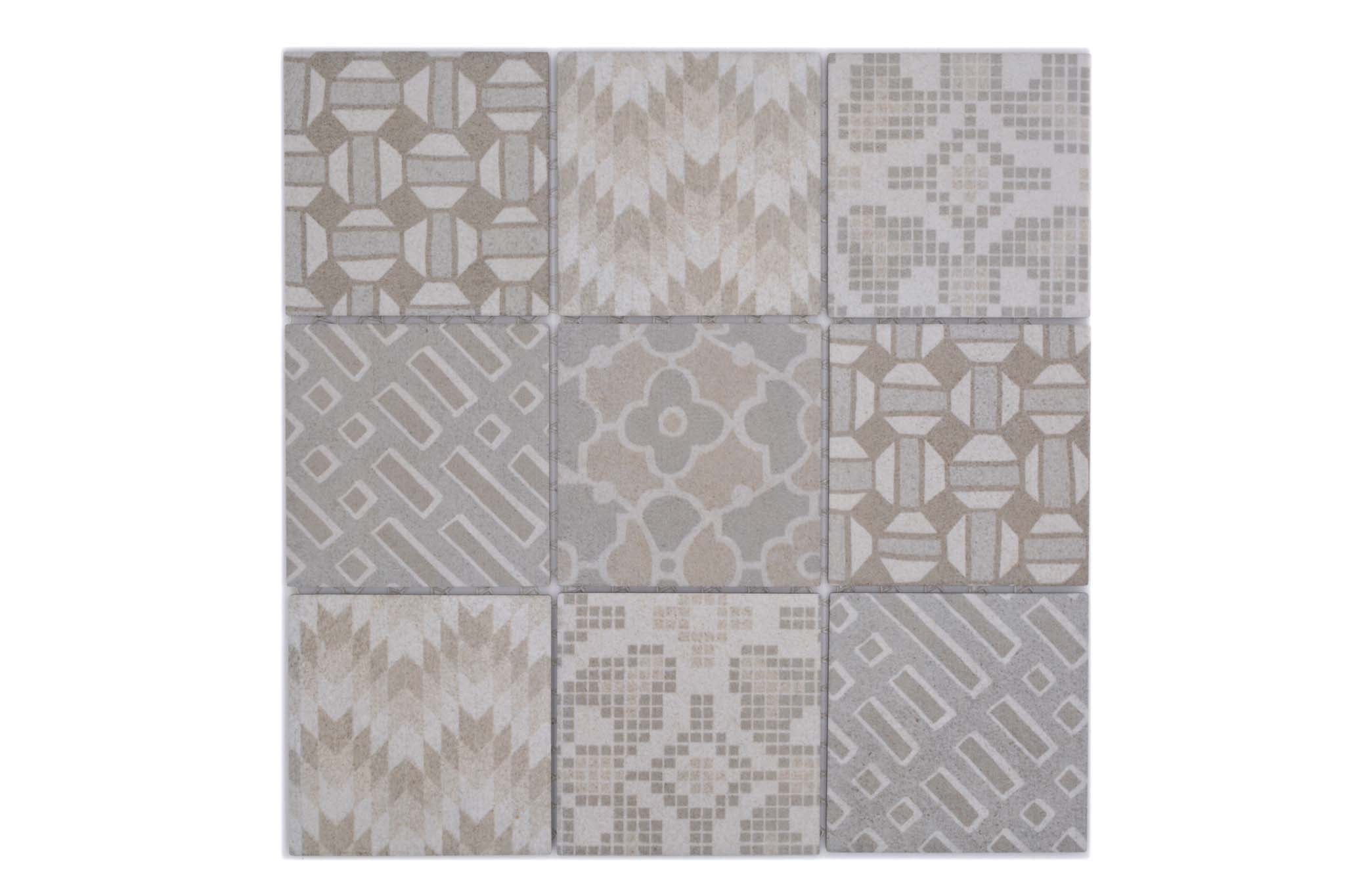 Mosaik Flerfärgad Falkenberg - 022 | 0,089 m²/ark