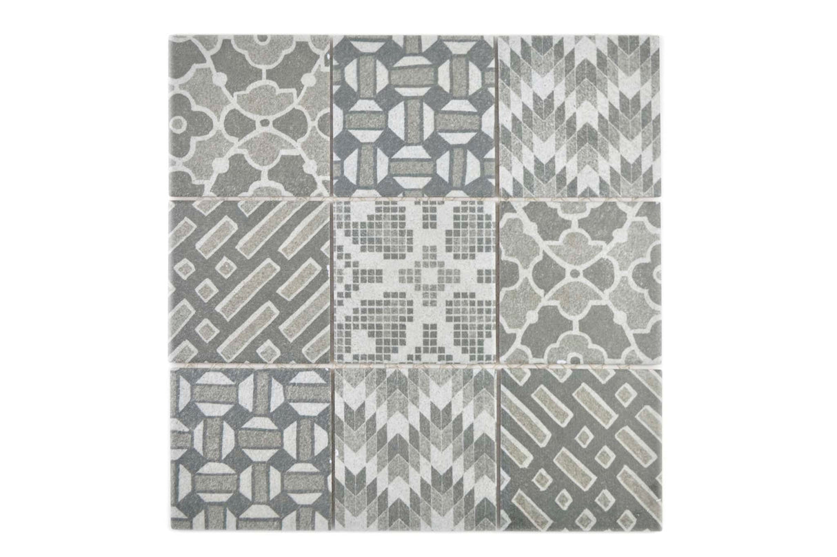 Mosaik Flerfärgad Falkenberg - 023 | 0,089 m²/ark