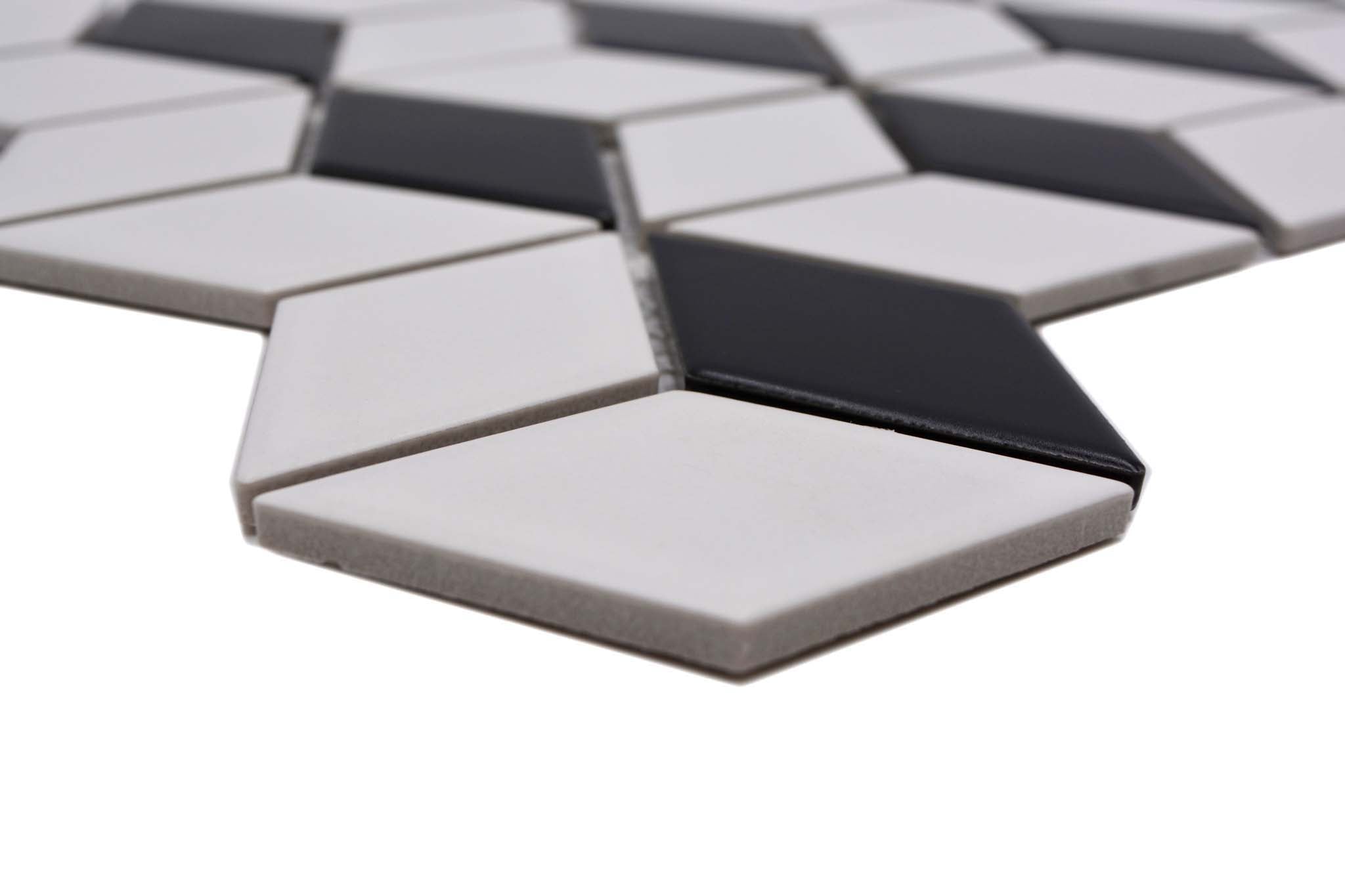 Mosaik Vit Östersund - 012 | 0,081 m²/ark