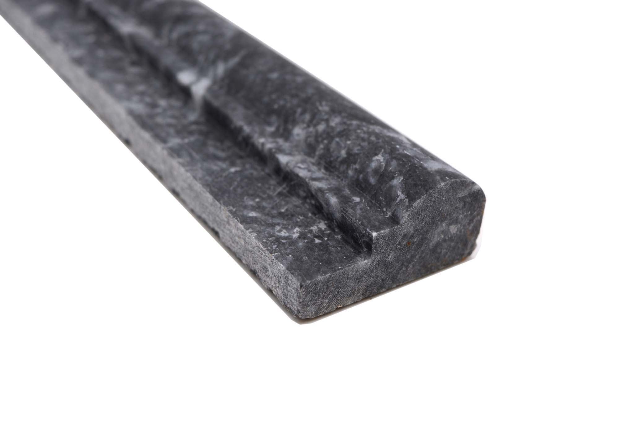 Bård (Kakel) Svart Borlänge - 006 | 305x48x25mm. Säljs styckvis.