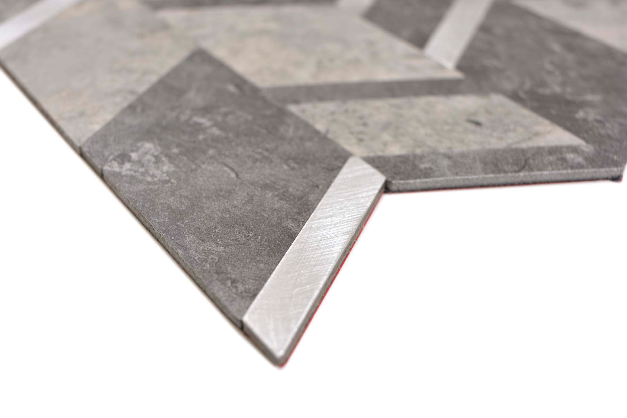 Självhäftande mosaik Grå Mjölby - 002 | 0,081 m²/ark