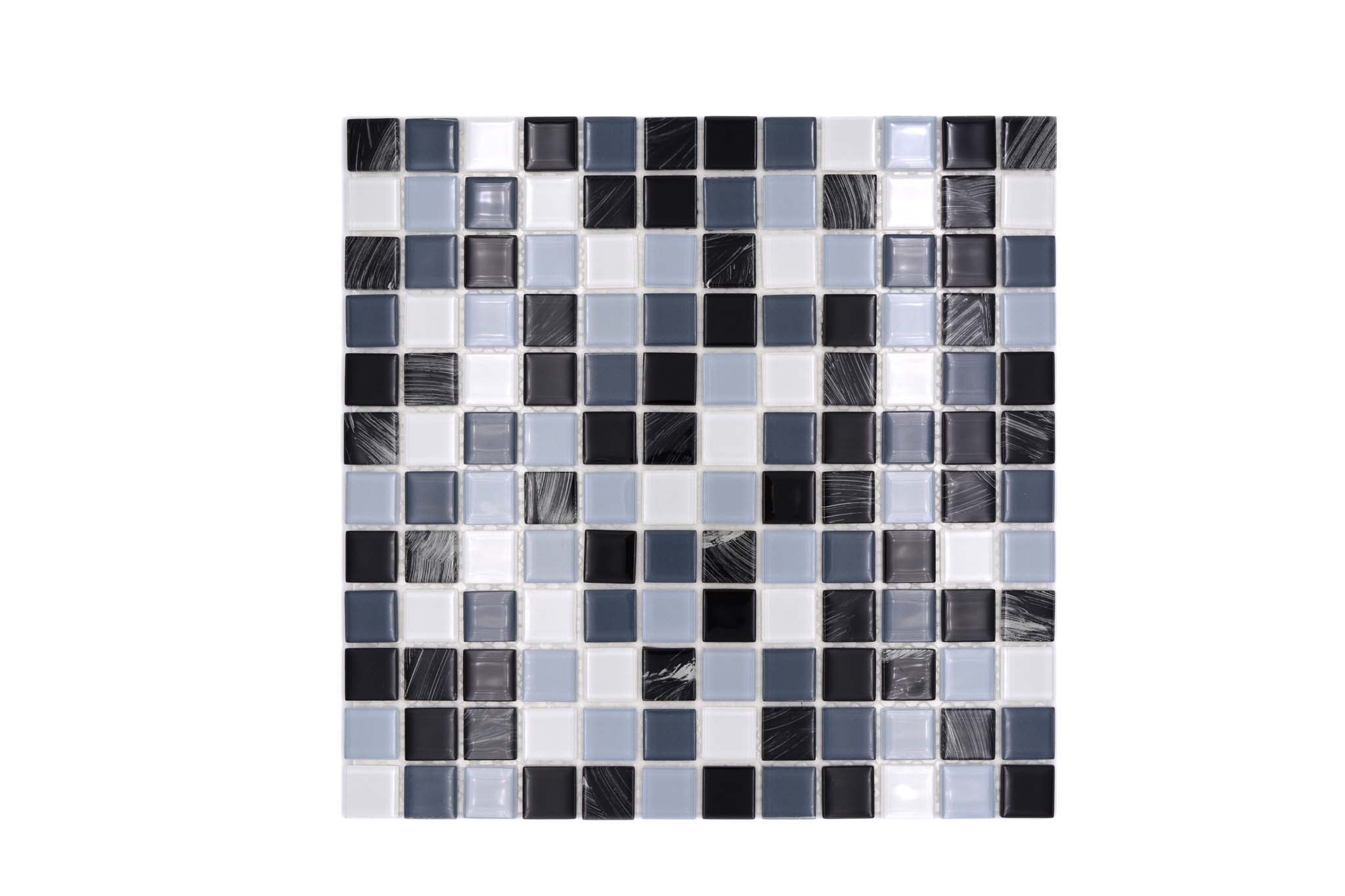 Självhäftande mosaik Vit Sundsvall - 006 | 0,09 m²/ark