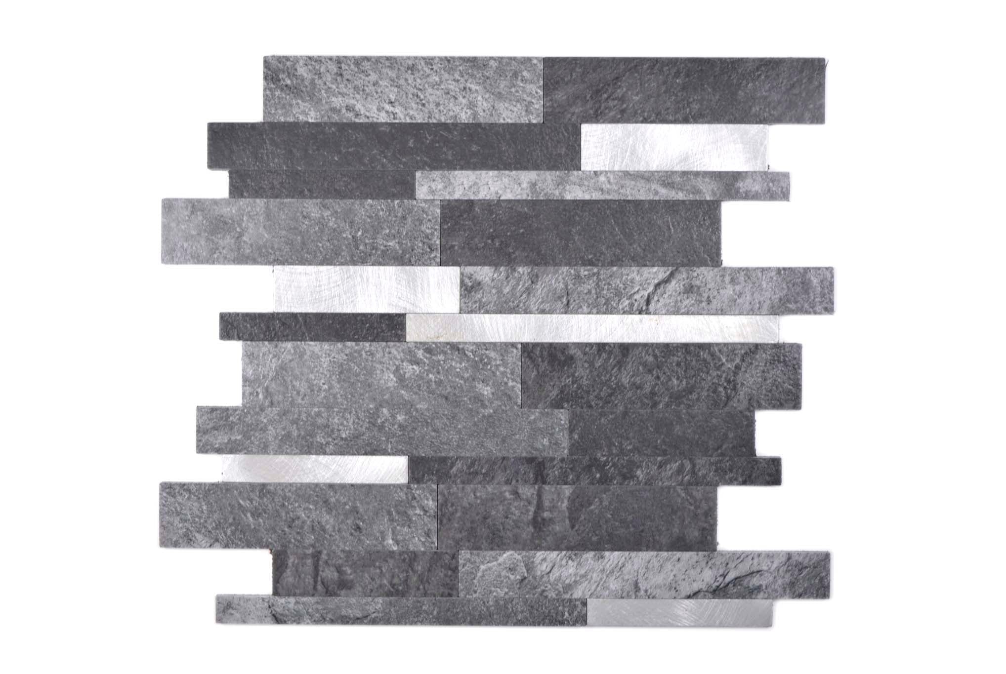 Självhäftande mosaik Svart Mjölby - 005 | 0,09 m²/ark