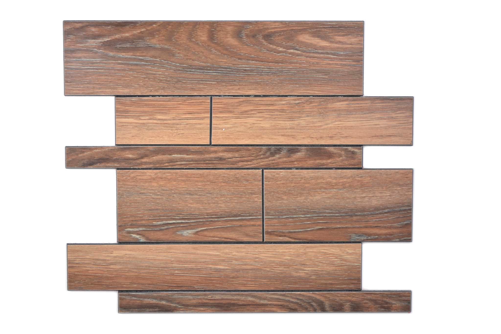 Självhäftande mosaik Brun Nynäshamn - 006 | 0,09 m²/ark