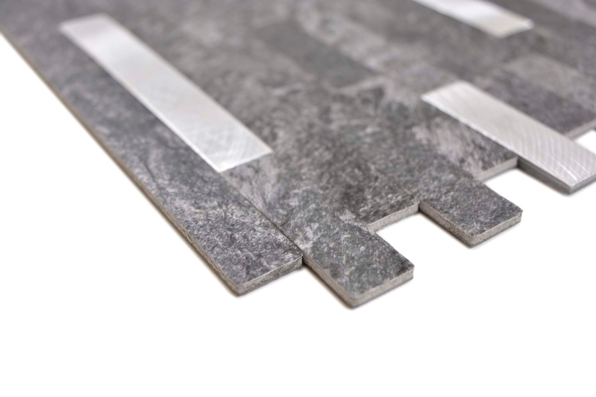 Självhäftande mosaik Svart Mjölby - 008 | 0,087 m²/ark