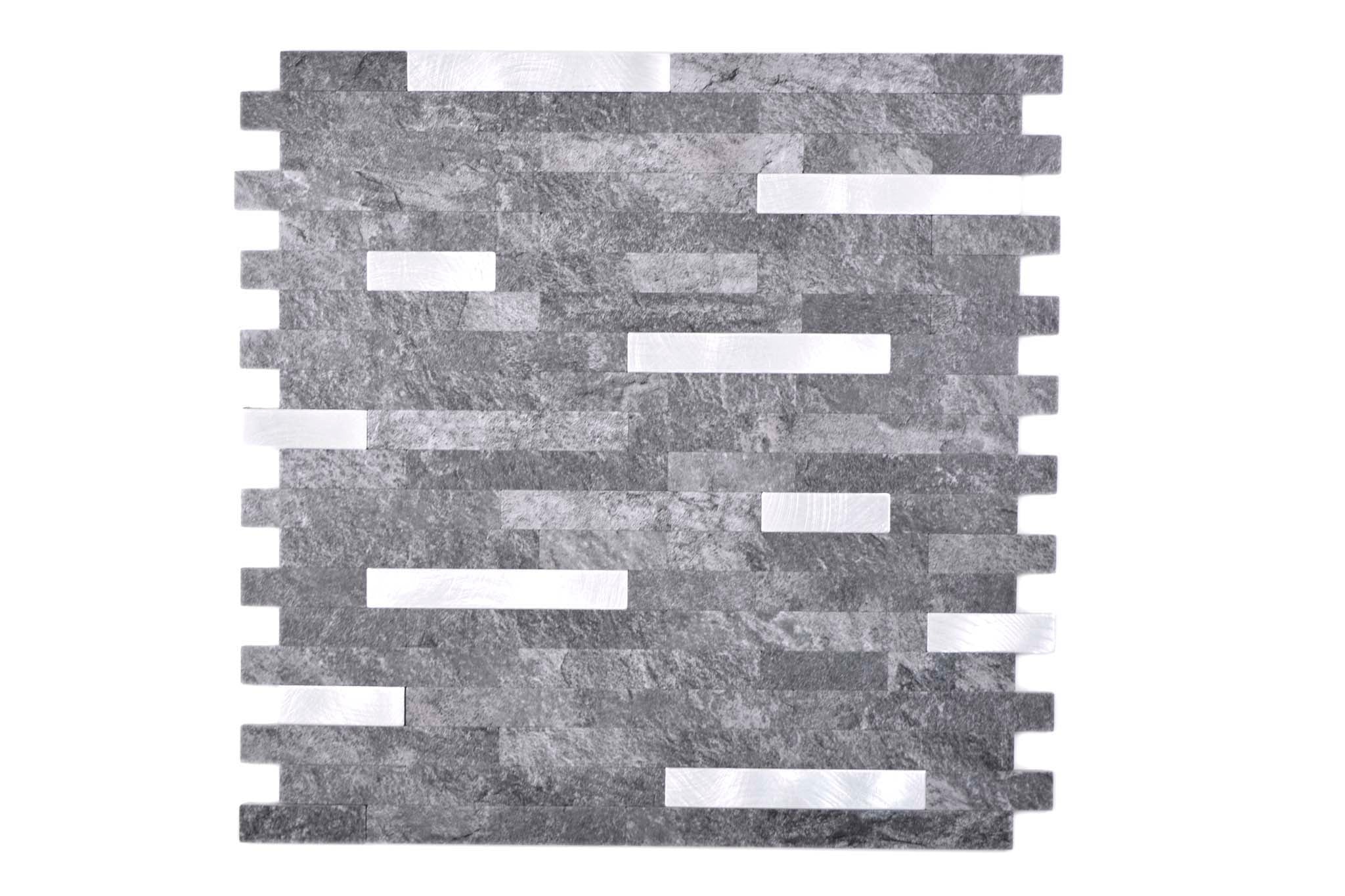 Självhäftande mosaik Svart Mjölby - 008 | 0,087 m²/ark