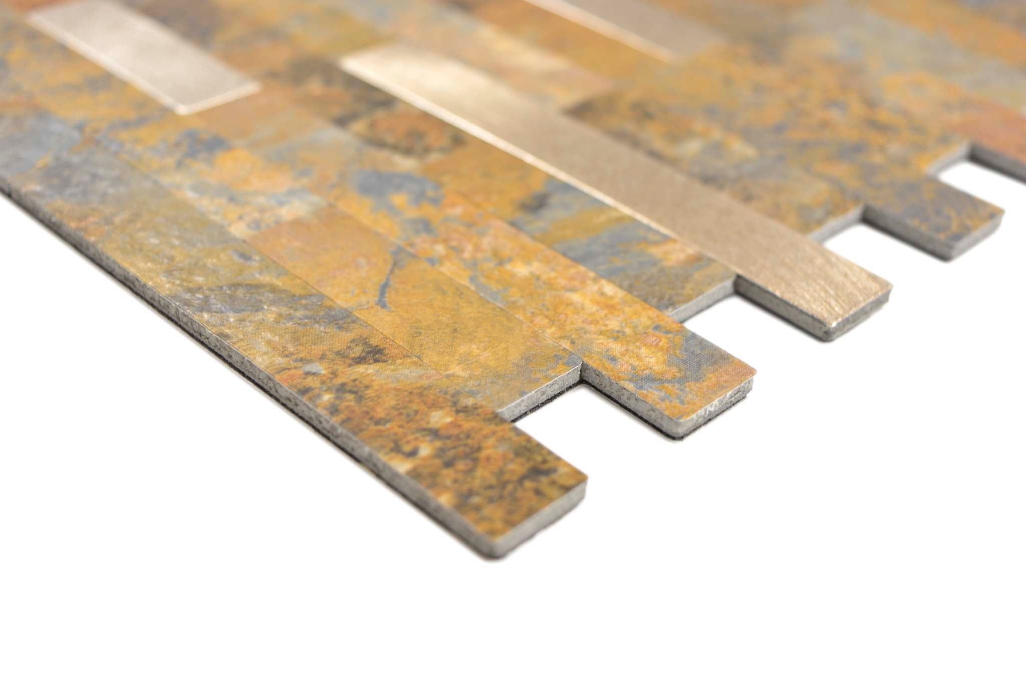 Självhäftande mosaik Flerfärgad Mjölby - 011 | 0,087 m²/ark