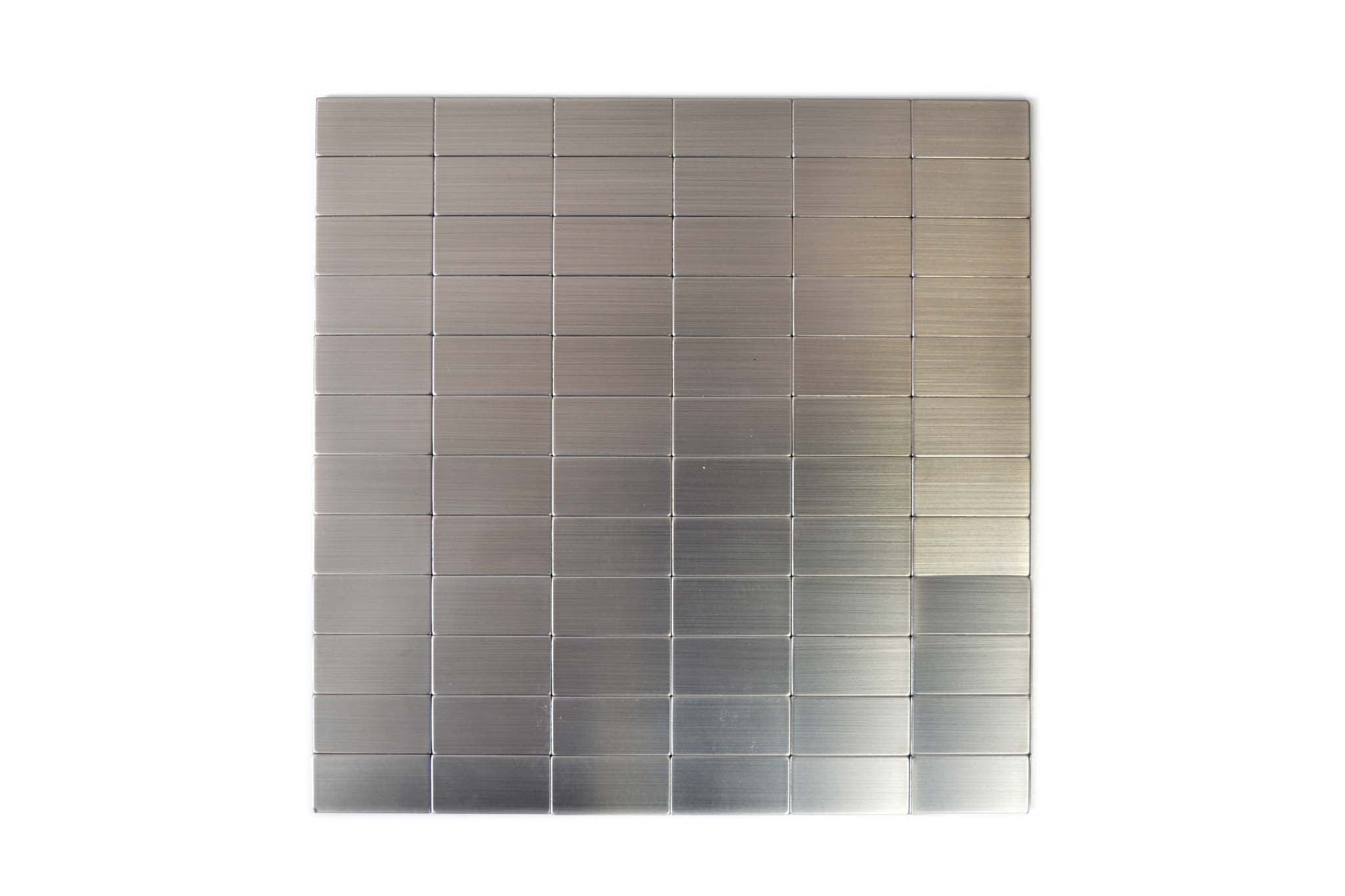 Självhäftande mosaik Silver Nynäshamn - 014 | 0,093 m²/ark