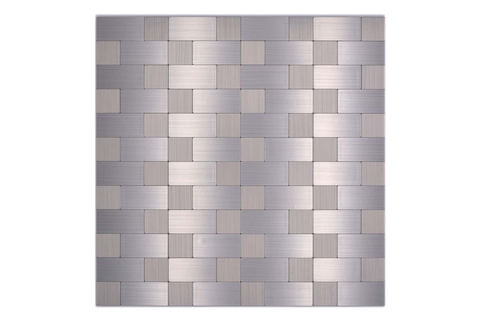 Självhäftande mosaik Silver Nynäshamn - 015 | 0,093 m²/ark