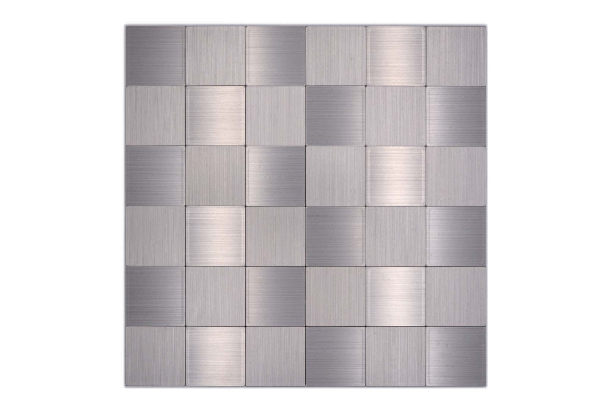 Självhäftande mosaik Silver Nynäshamn - 016 | 0,093 m²/ark