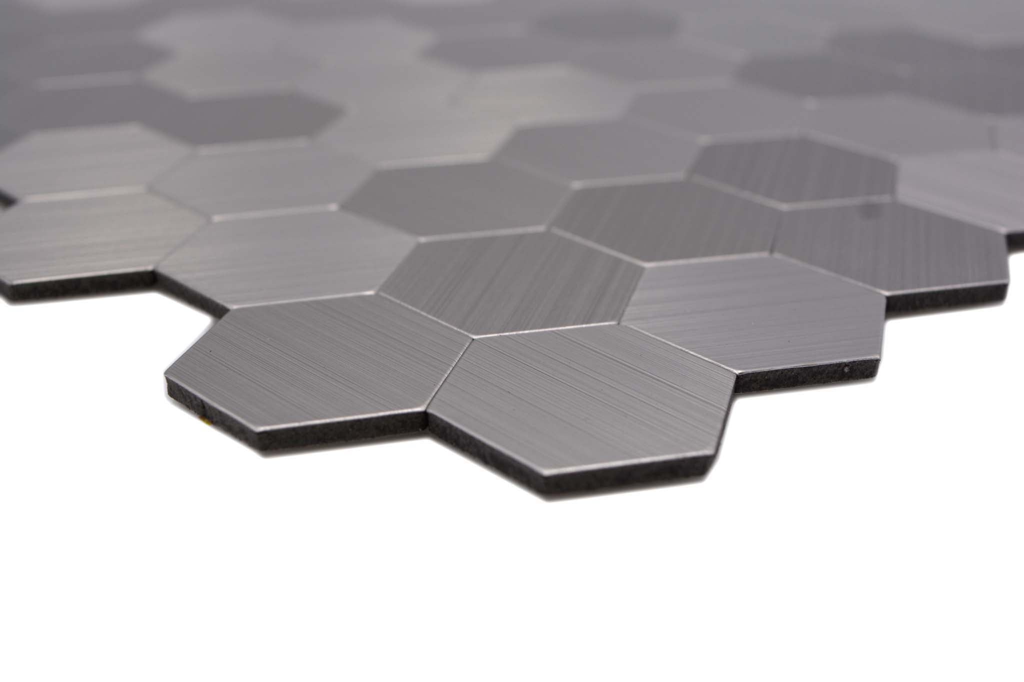 Självhäftande mosaik Silver Nynäshamn - 017 | 0,081 m²/ark