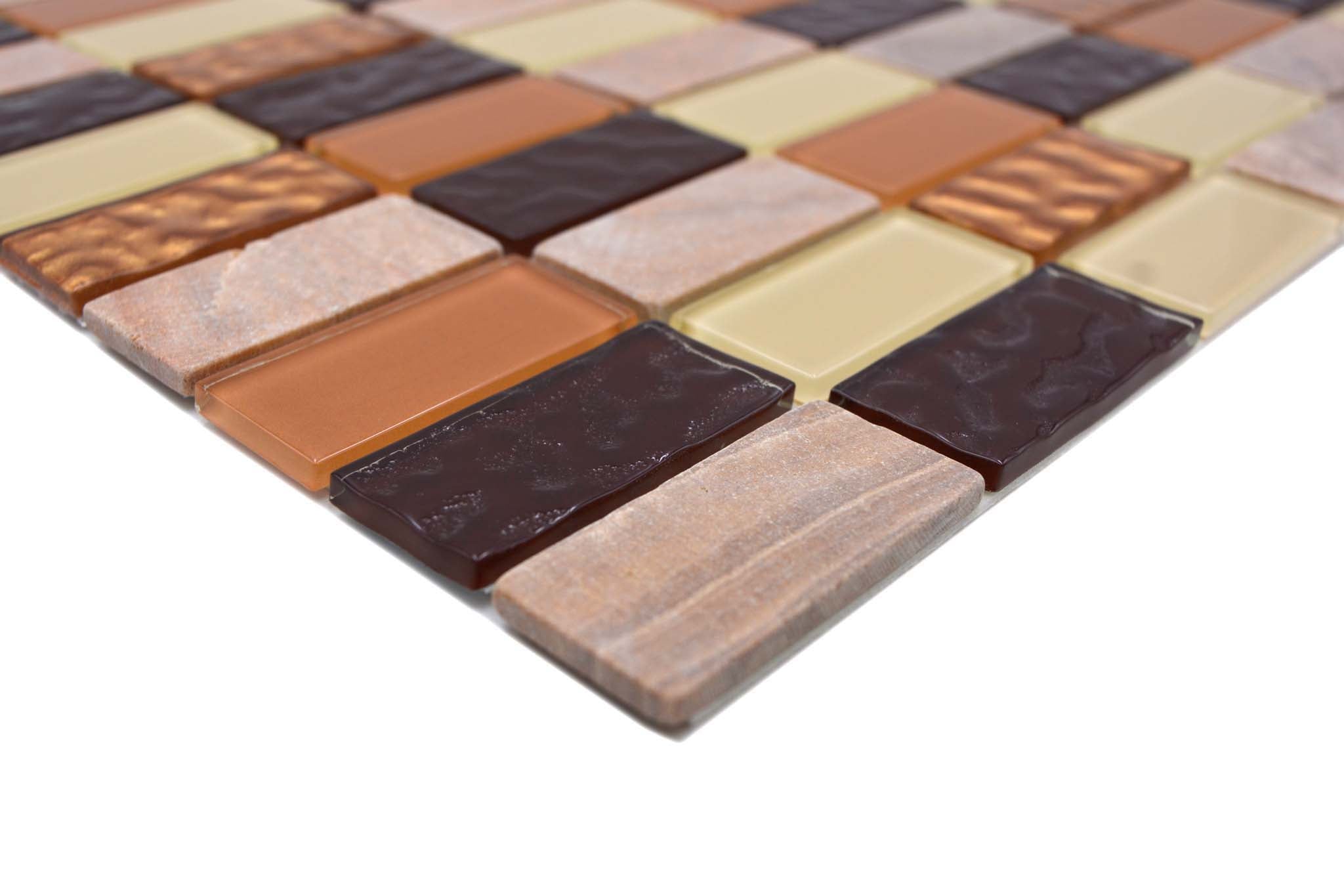 Självhäftande mosaik Beige Sundsvall - 014 | 0,09 m²/ark