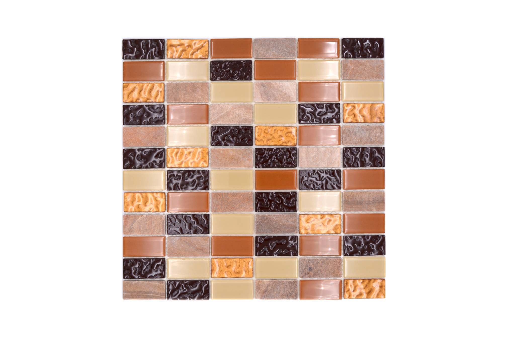 Självhäftande mosaik Beige Sundsvall - 014 | 0,09 m²/ark